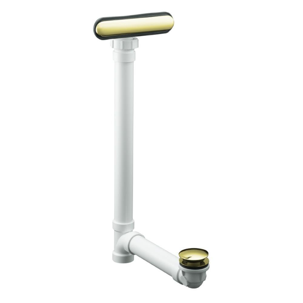 Clearflo Slotted 1.5" Leg Tub Drain with Overflow
