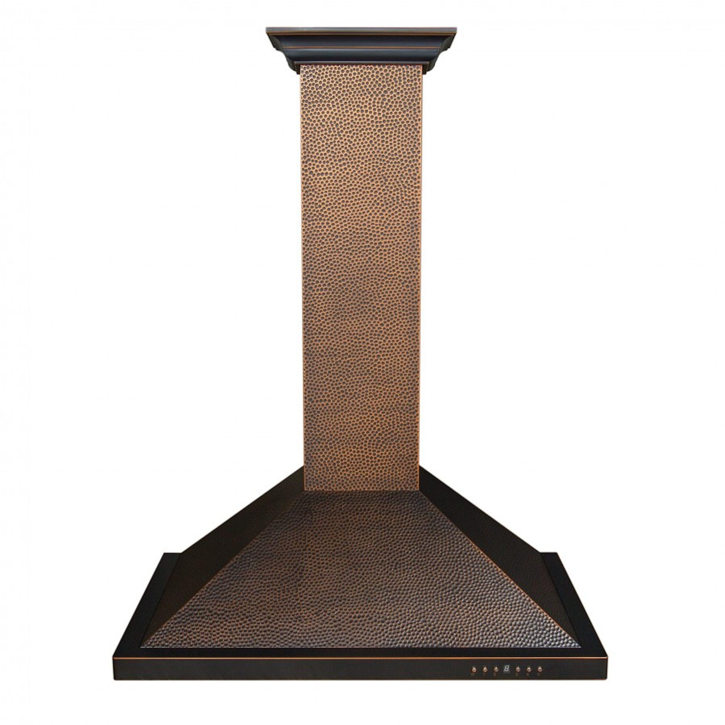 Satin ZLINE 30 in. Designer Series Satin Stainless Steel Convertible Vent Wall Mount Range Hood