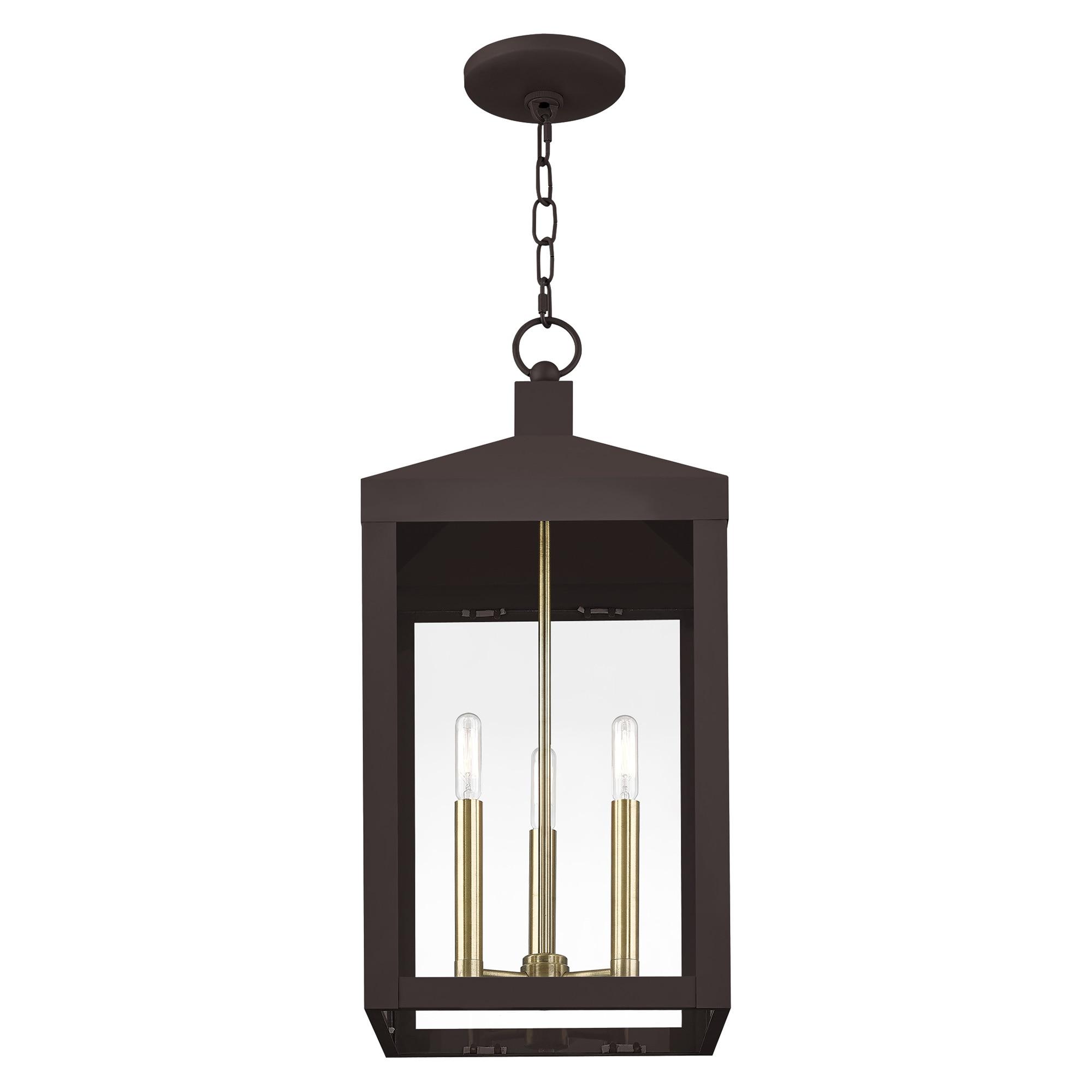 Livex Lighting Nyack 3 - Light Pendant in  Bronze