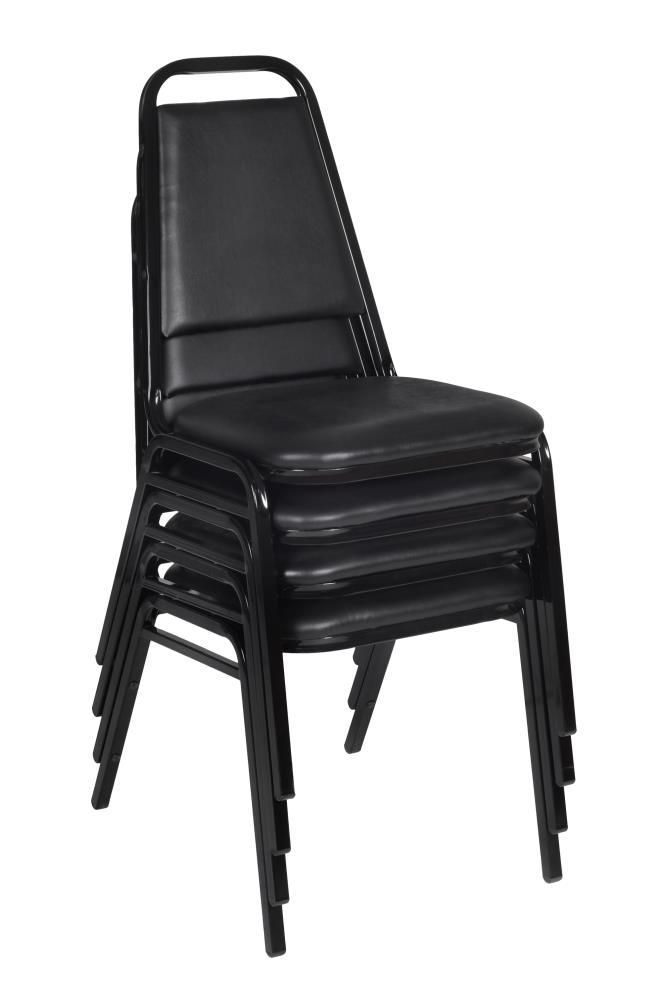 Restaurant Stack Chair (4 pack) in Black