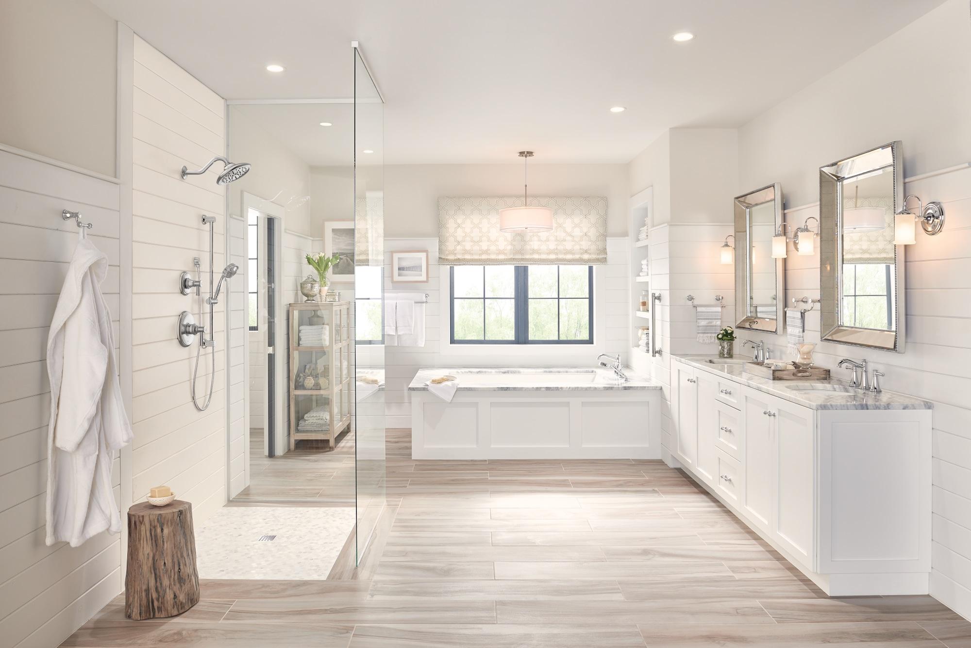 Moen Belfield Two Handle 8 in. Widespread Bathroom Faucet Trim Kit, Valve Required