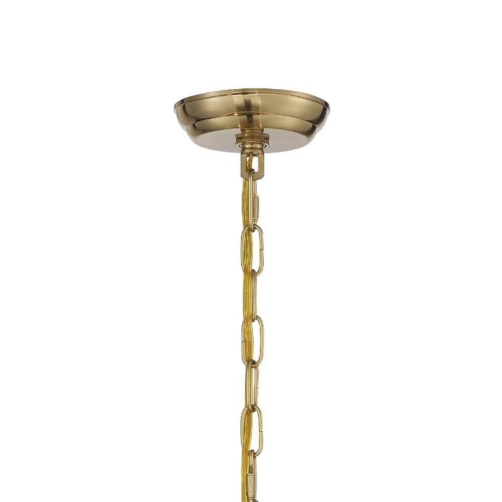Crystorama Lighting Othello 5 - Light Chandelier in  Vibrant Gold
