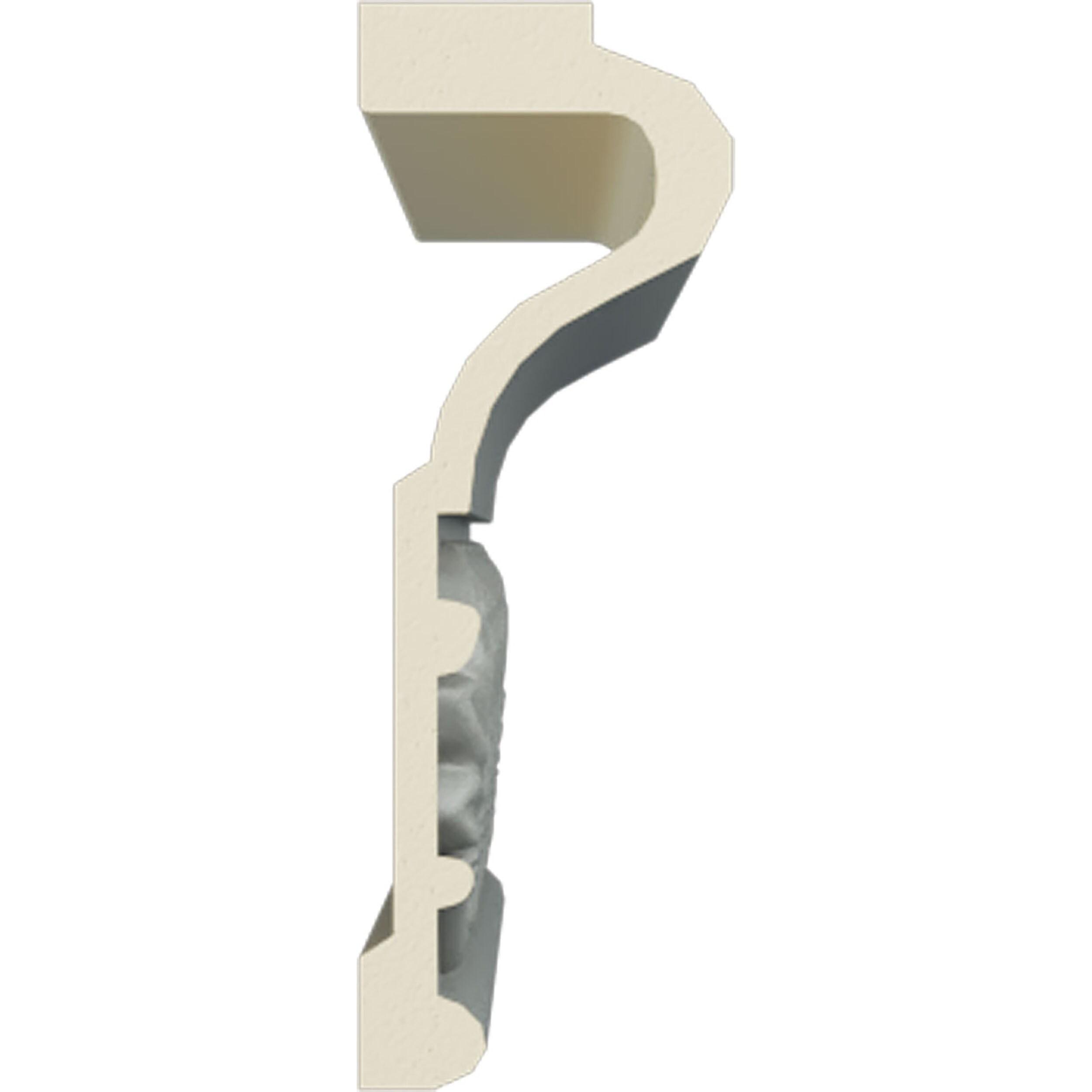 Ekena Millwork Emily 4'' H x 96'' W x 1.375'' D Urethane Chair Rail