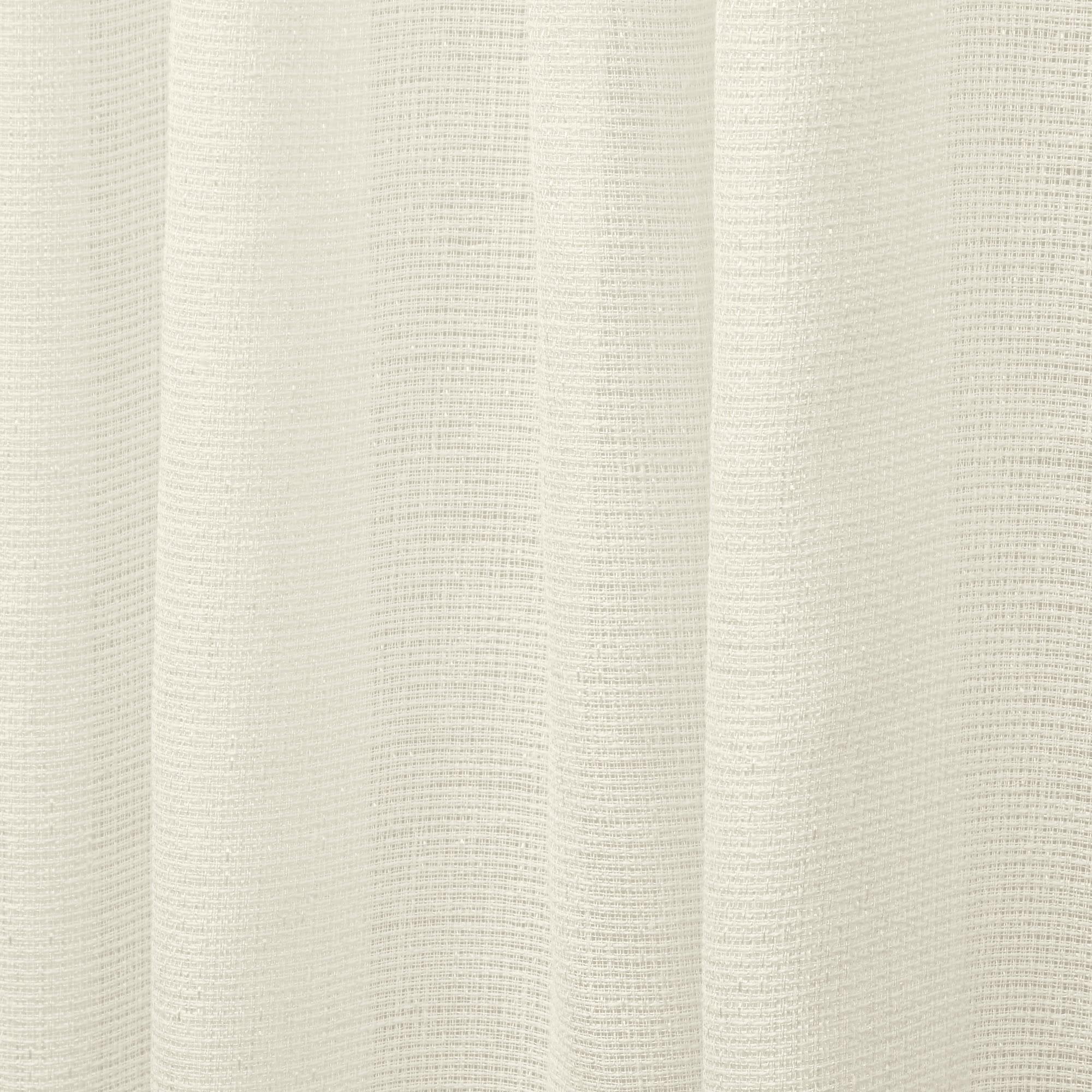 Set of 2 84"x54" Miami Textured Indoor/Outdoor Grommet Top Curtain Panel Ivory - Exclusive Home