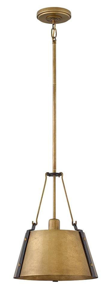 Cartwright Small 1-Light Drum Pendant w/ Bold Rivets