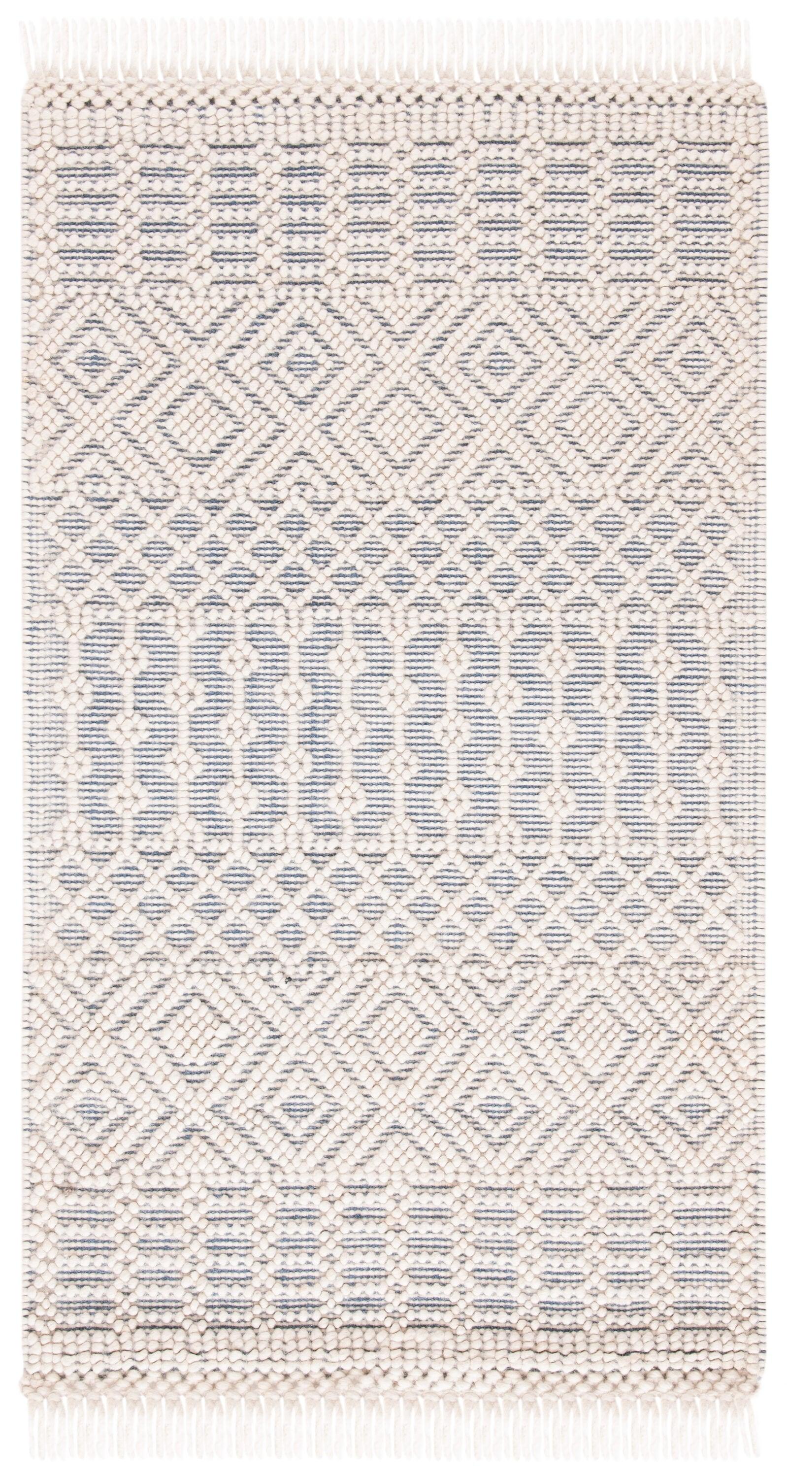 Natura NAT852 Hand Loomed Area Rug - Ivory/Grey - 3'x5' - Safavieh.