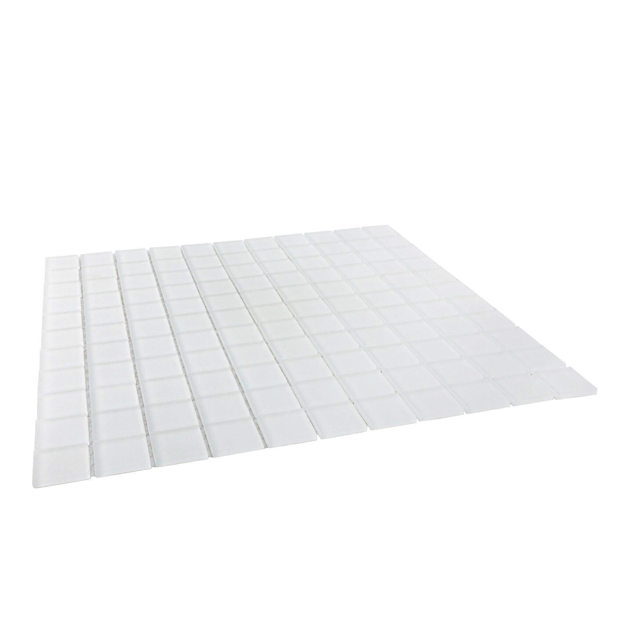 Apollo Tile 11.8" X 11.8" Matte Finished Glass Mosaic Tile