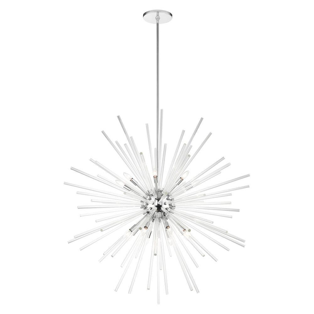 Livex Lighting Utopia 16 - Light Chandelier in  Polished Chrome