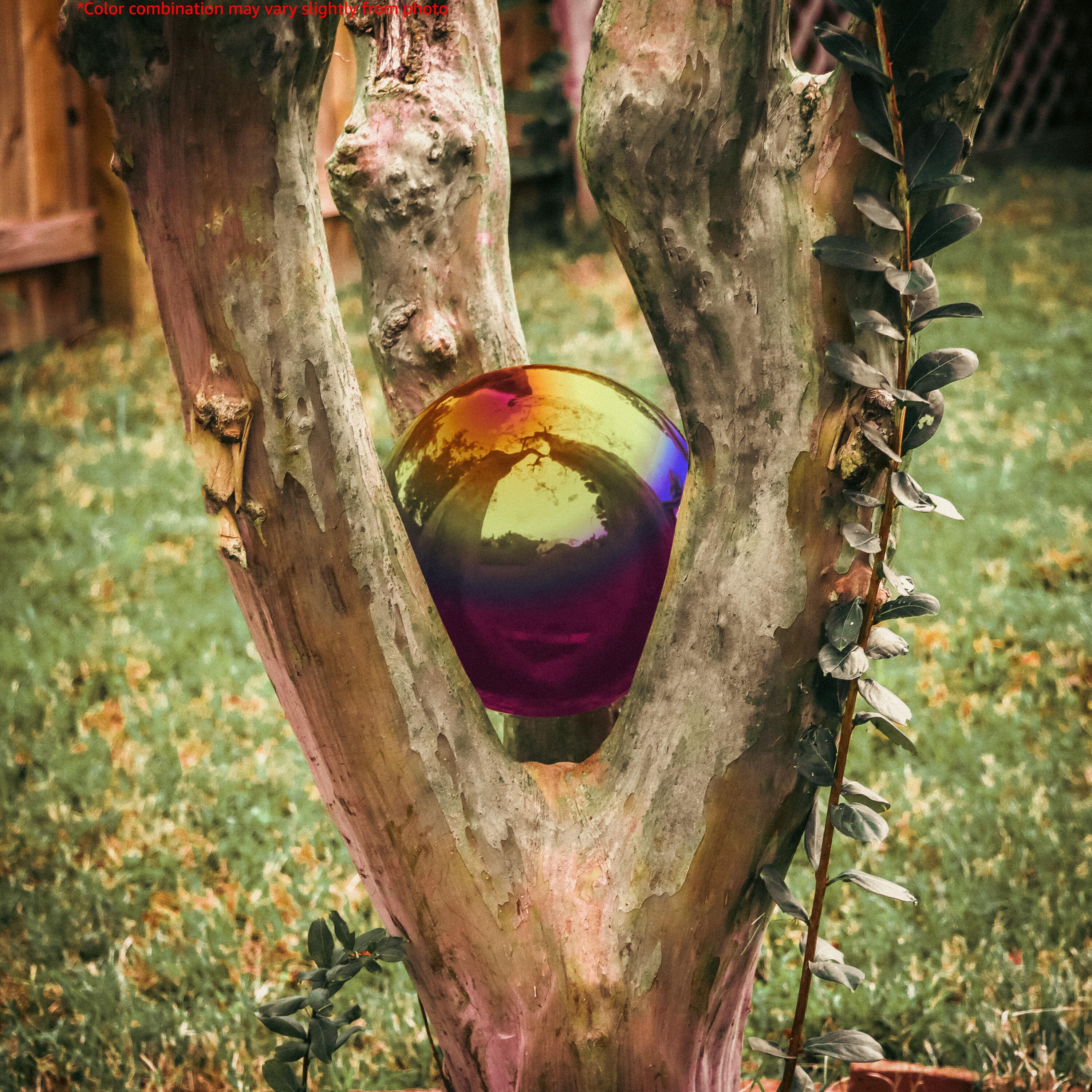 The Holiday Aisle® Champlain Metal Abstract Gazing Ball