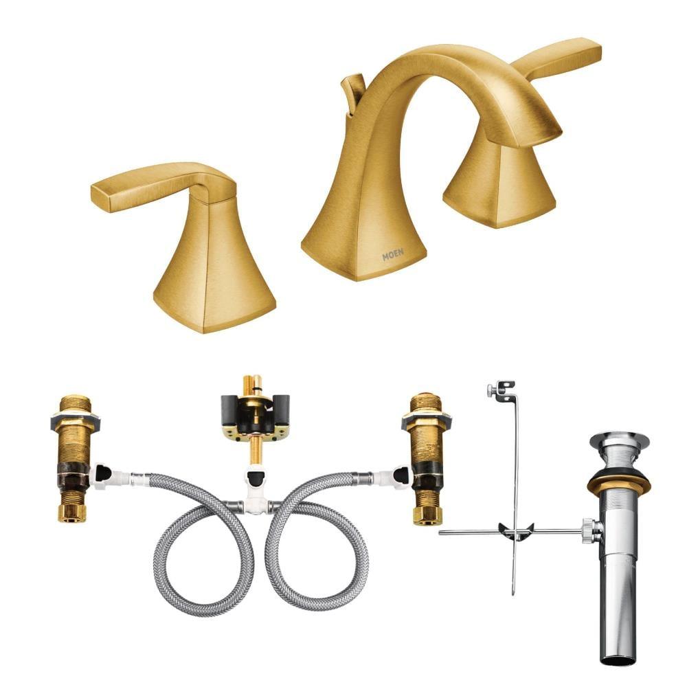 Moen Voss Two Handle 8 in. Widespread Bathroom Faucet Trim Kit, Valve Required