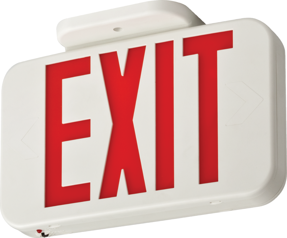 Lithonia Lighting Exrg El Contractor Select Exrg Integrated Led Exit Sign - White