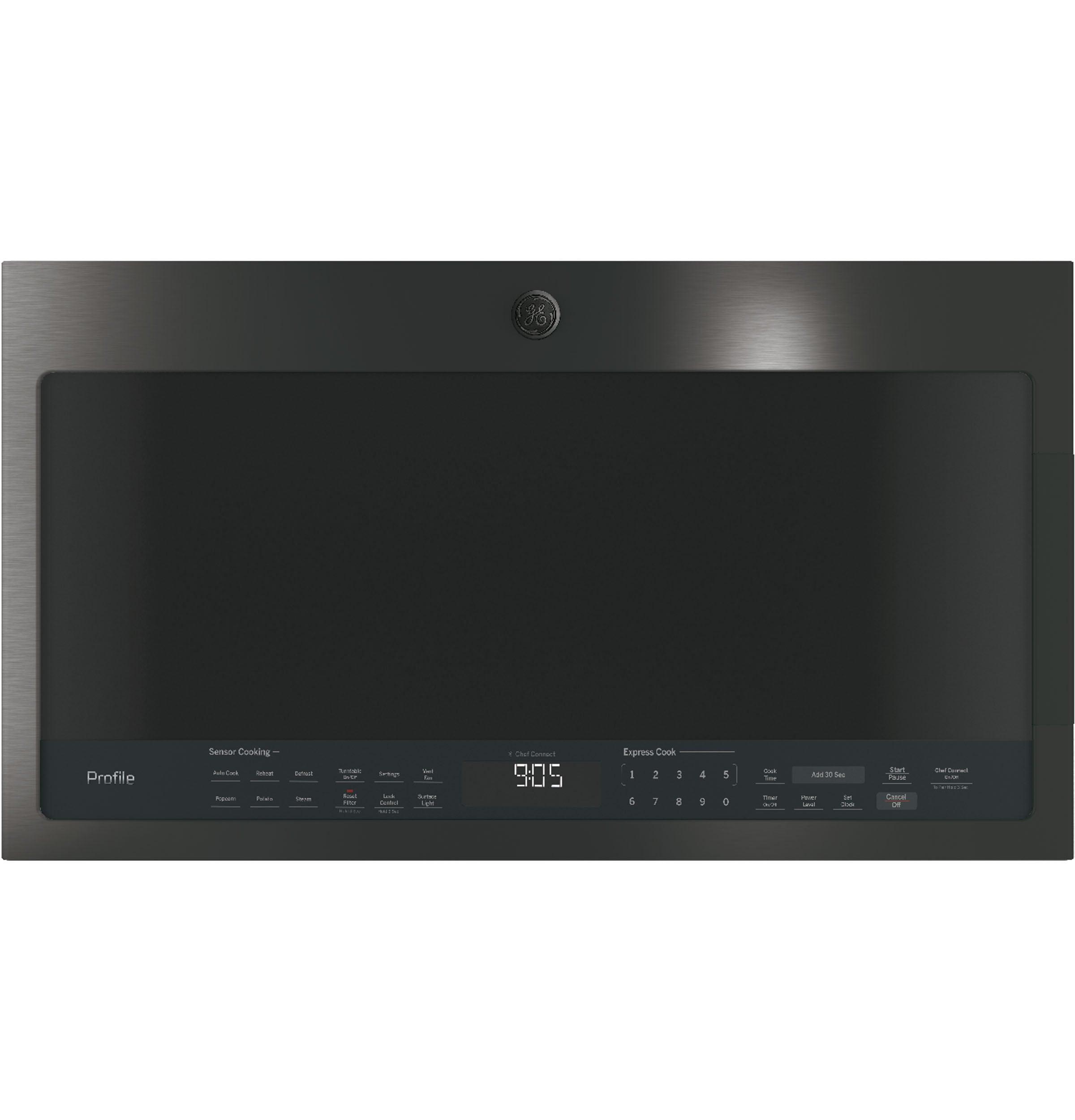 GE Profile™ 30" 2.1 Cu. Ft. Over-the-Range Convertible Microwave with Sensor Cooking PVM9005BLTS