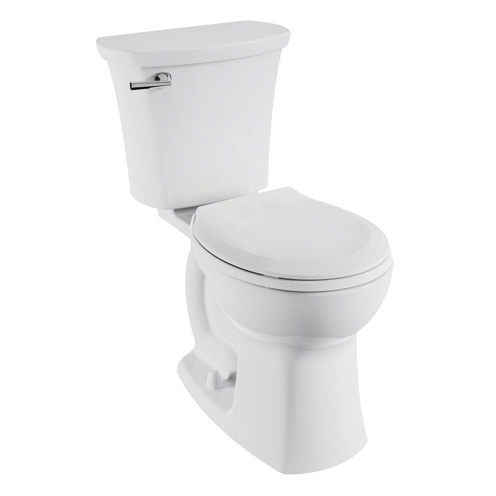 American Standard Edgemere 1.28 Gallons GPF Round Comfort Height Floor Mounted Kit (Seat Not Included)