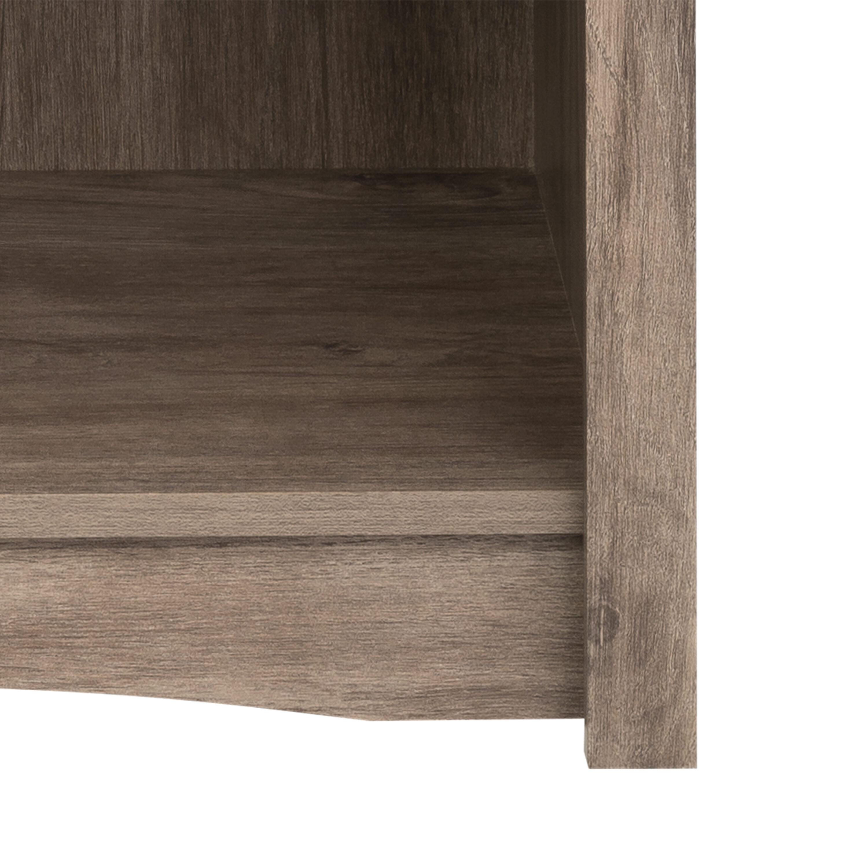 Prepac Tall 6-Shelf Bookcase, Drifted Gray
