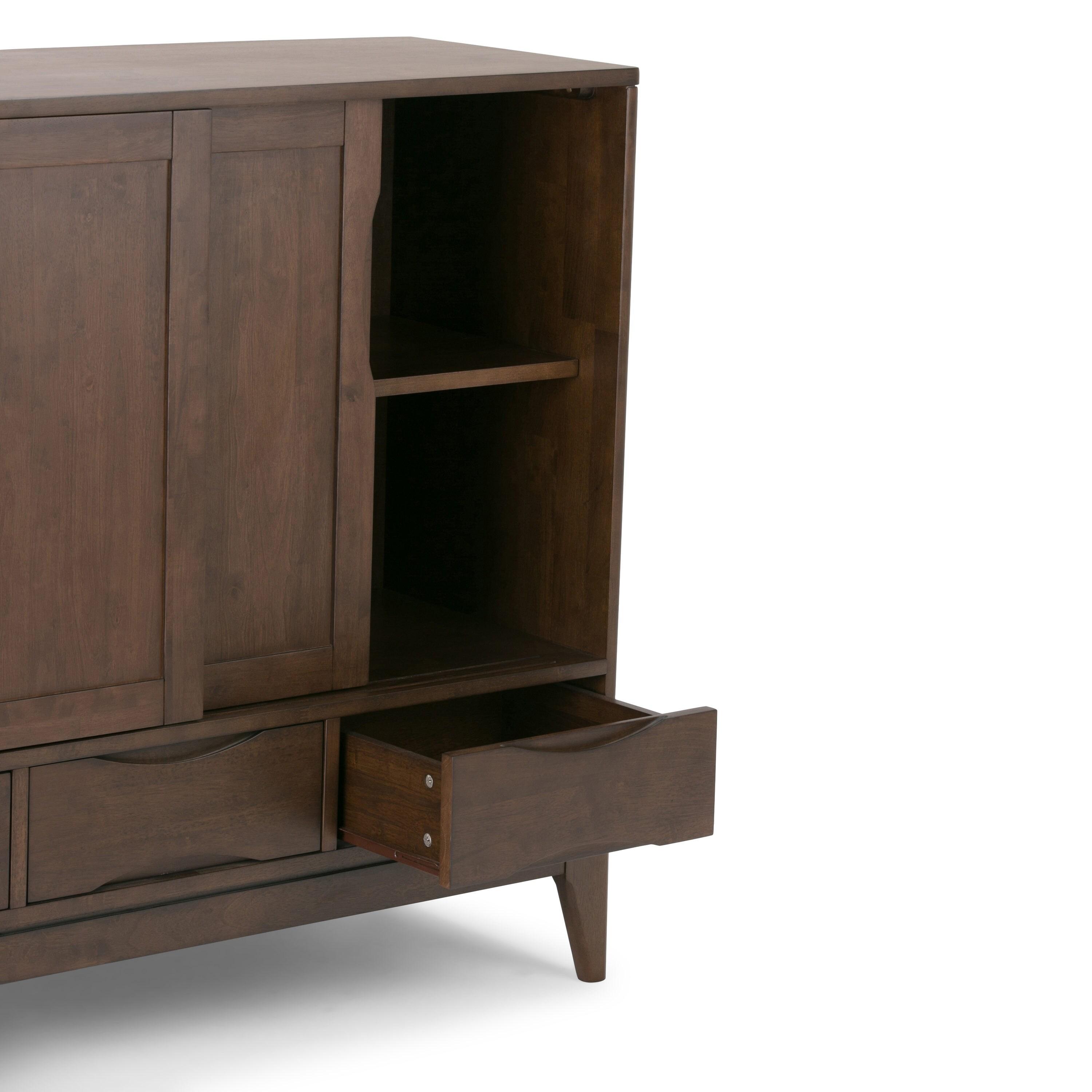 Harper Solid Wood Accent Cabinet