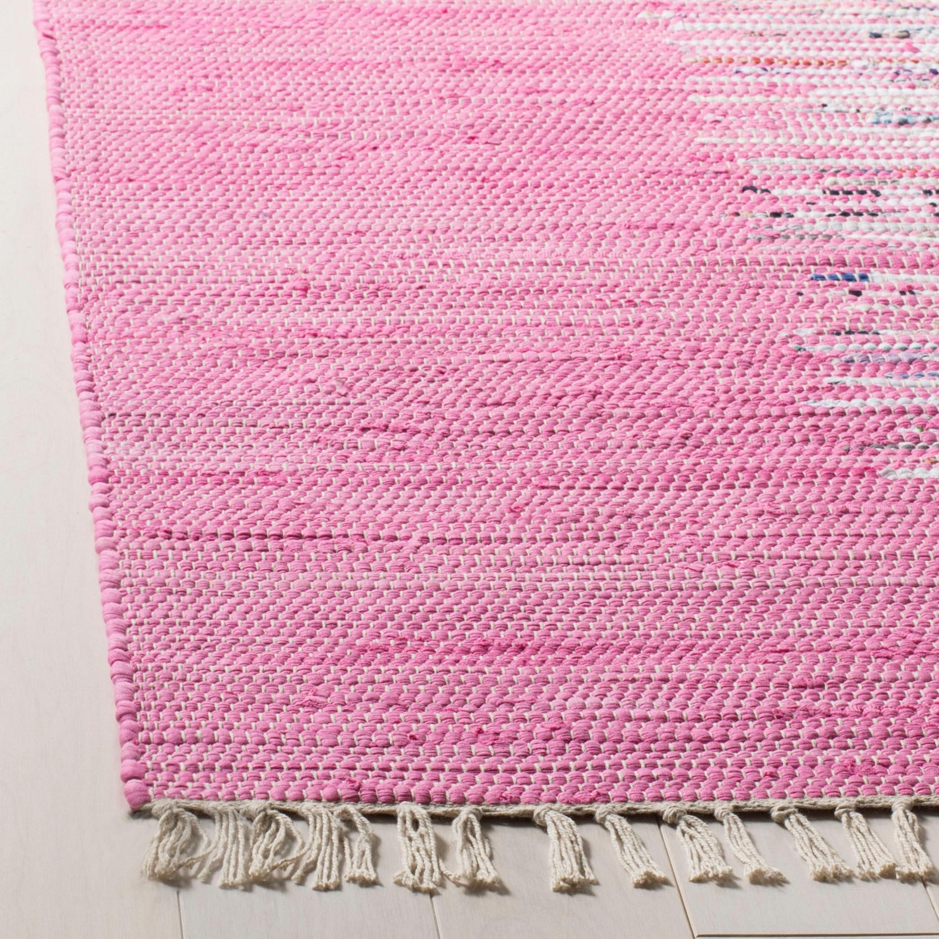 Montauk MTK711 Hand Woven Indoor Area Rug - Ivory/Pink - 4'x6' - Safavieh.