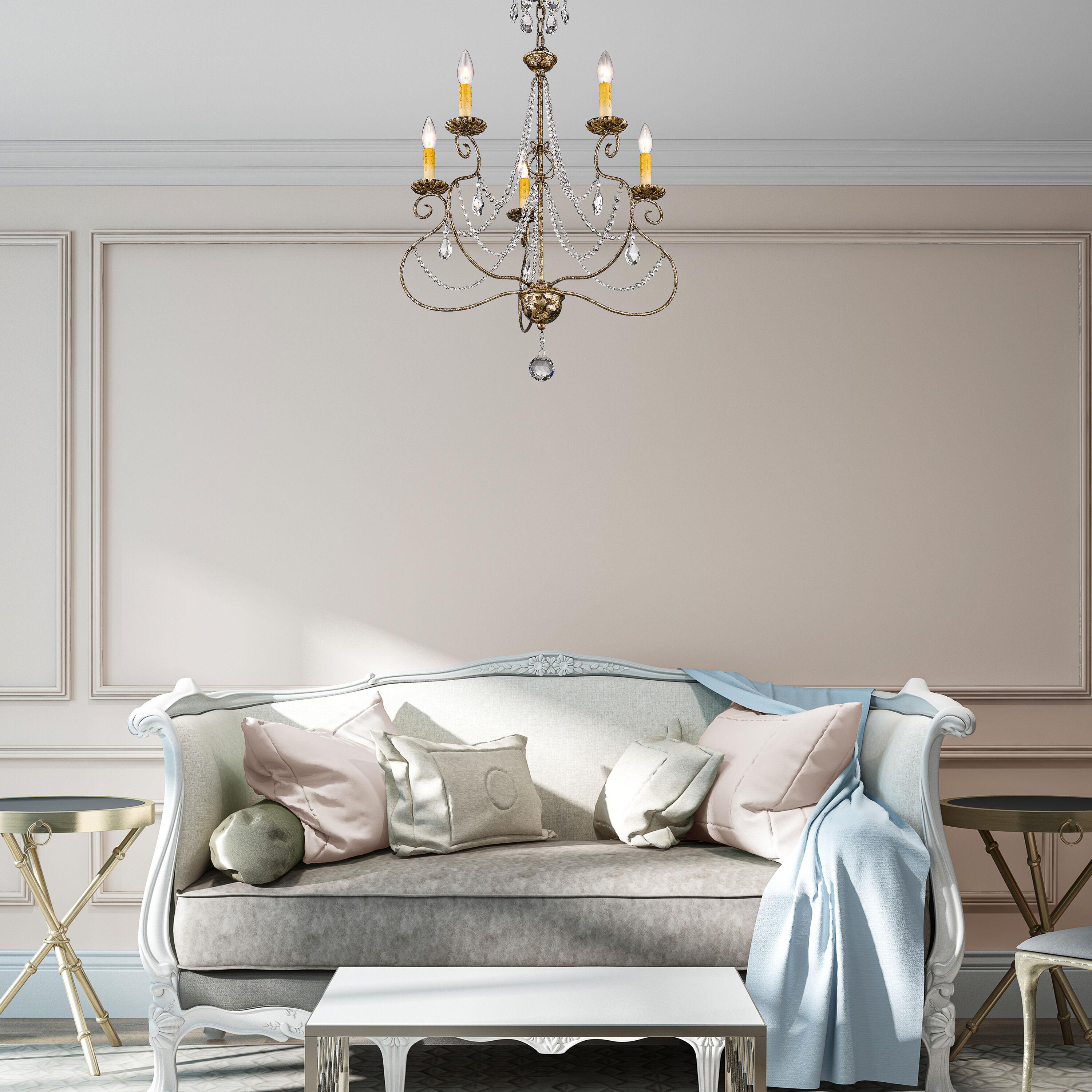 Livex Lighting - Isabella - 5 Light Chandelier in French Country Style - 24