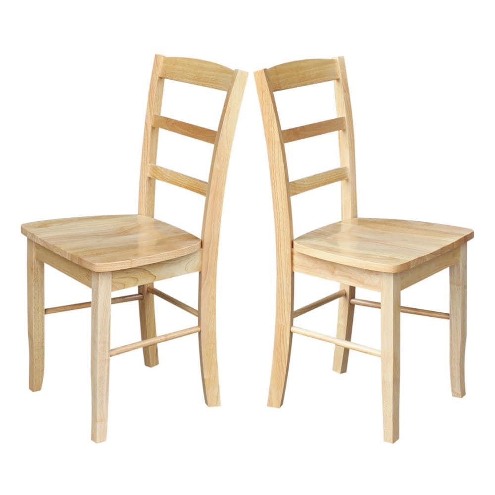 Set of 2 Madrid Ladderback Chairs - International Concepts