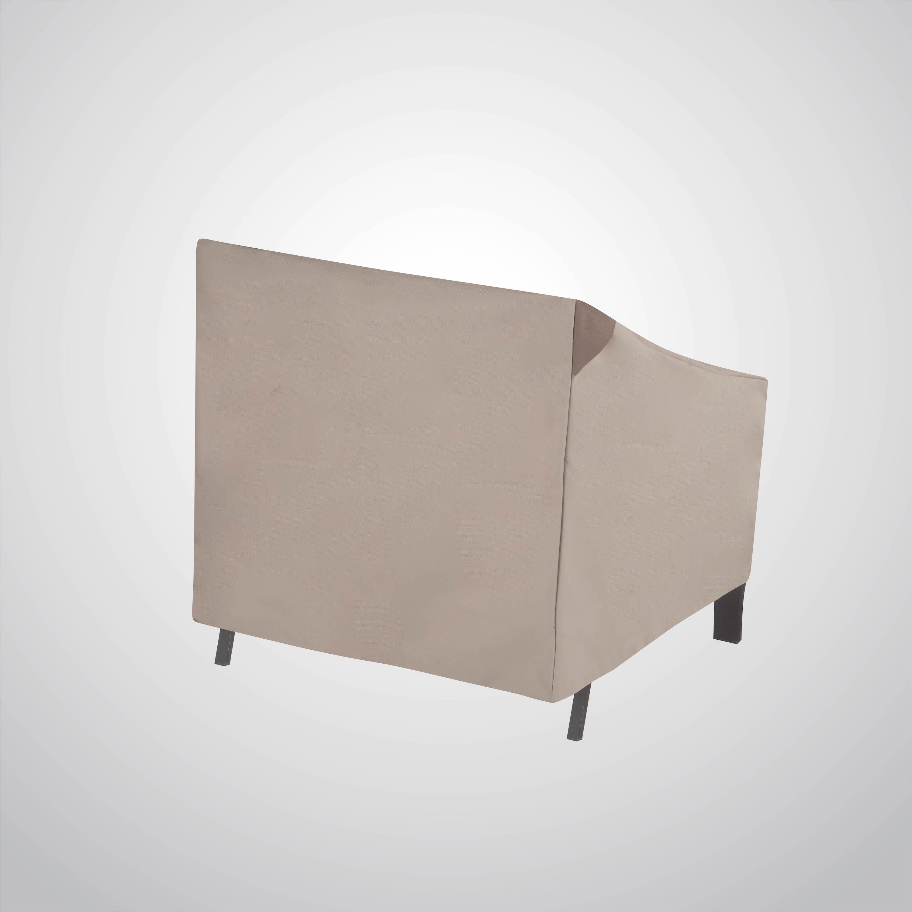 Modern Leisure Monterey Outdoor Patio Lounge Chair Cover, 35"L x 38"W x 31"H, Beige