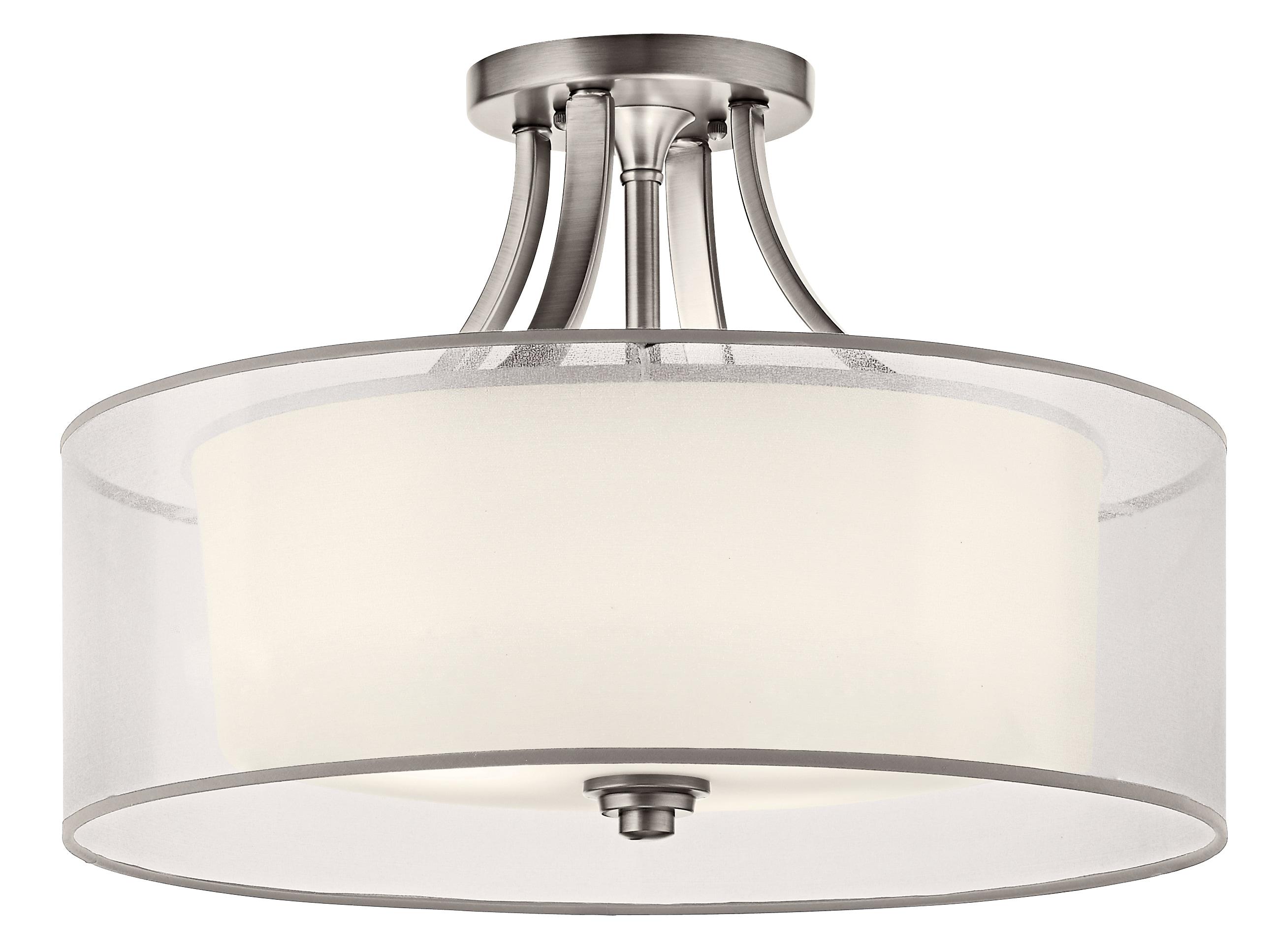 Kichler Lighting Lacey 4 - Light Semi-Flush Mount in  Antique Pewter