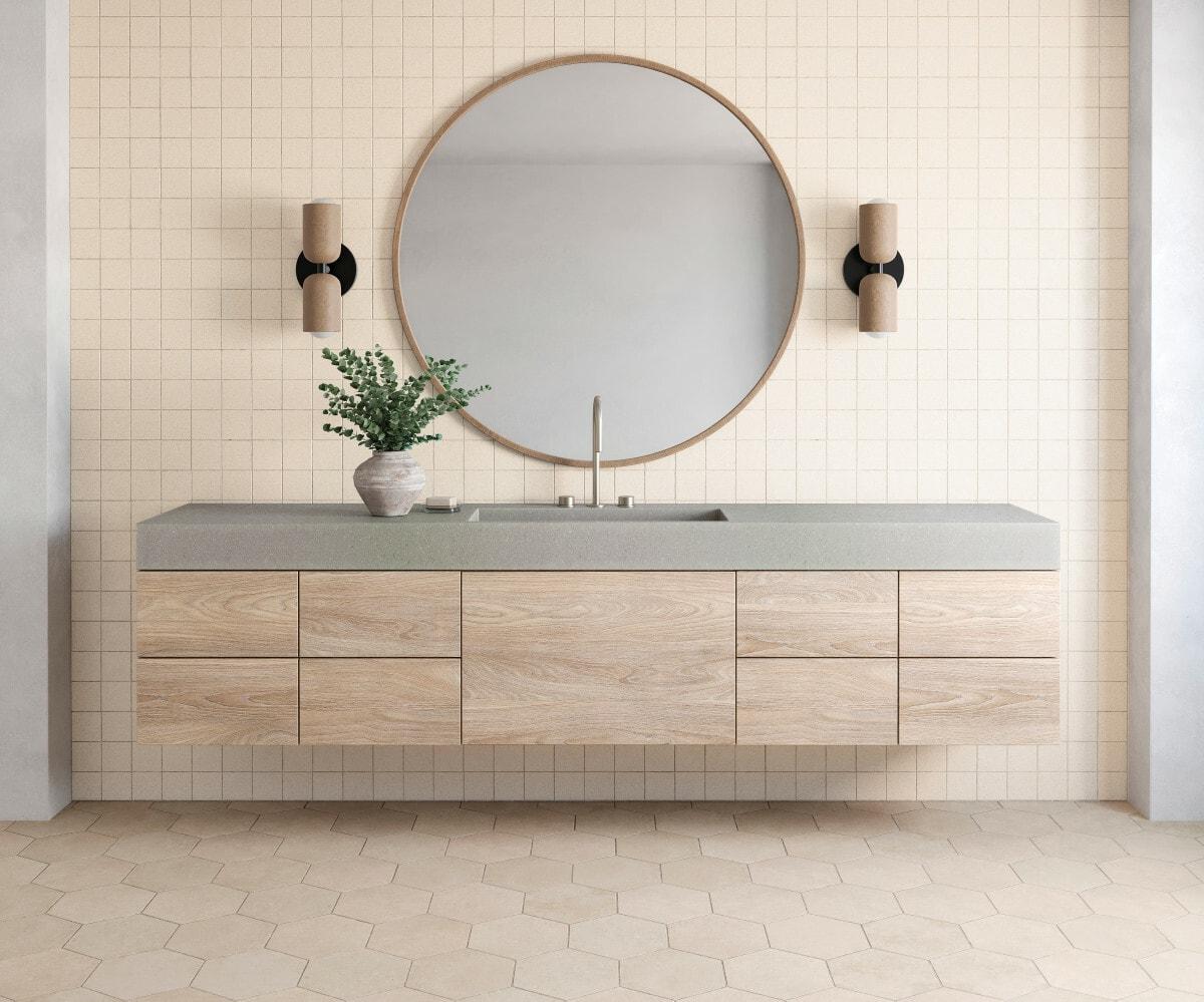 Makoto 18 Pieces - Matte Hexagon Porcelain Tile