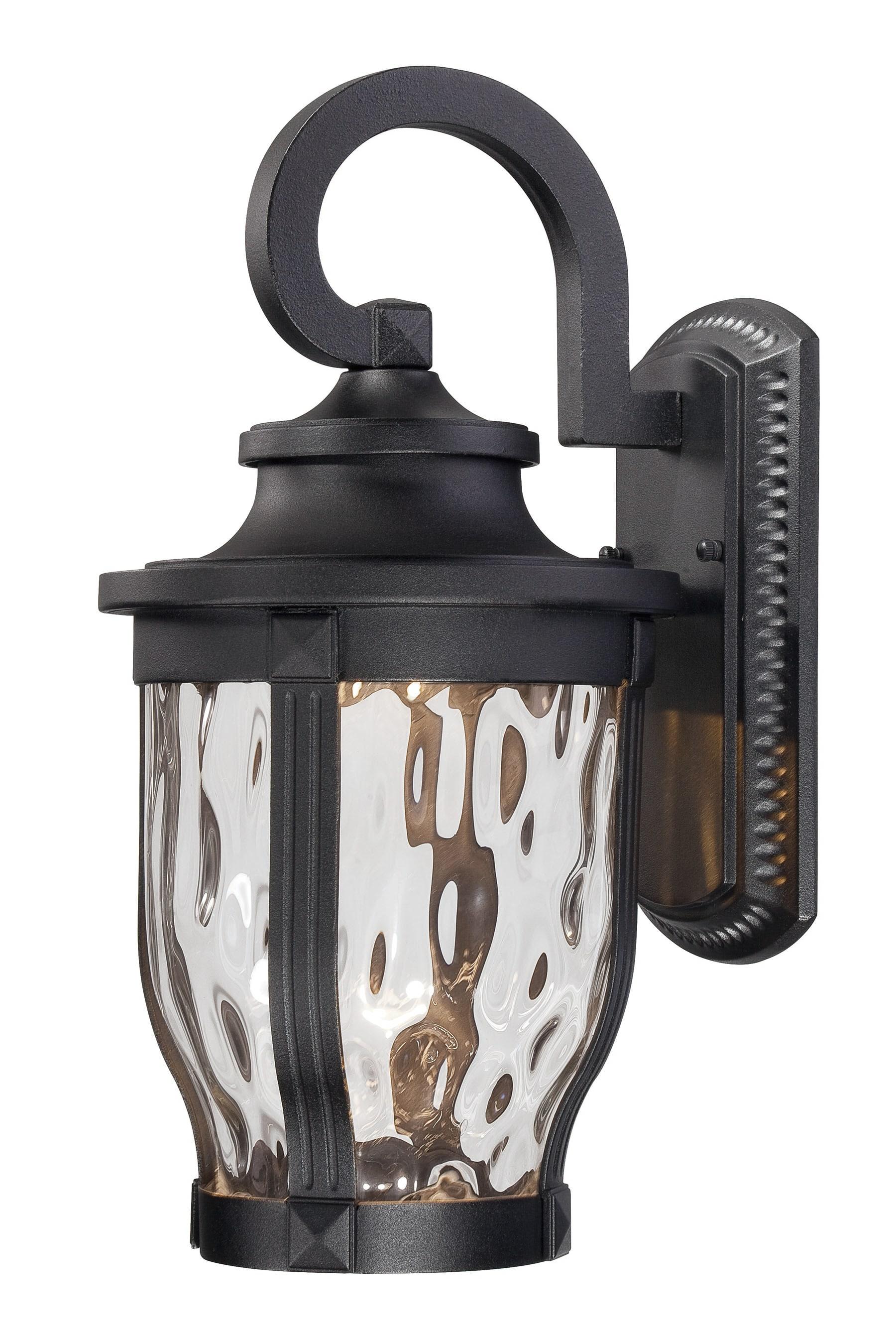 Minka Lavery Merrimack 16 1/4" High Black LED Outdoor Wall Light