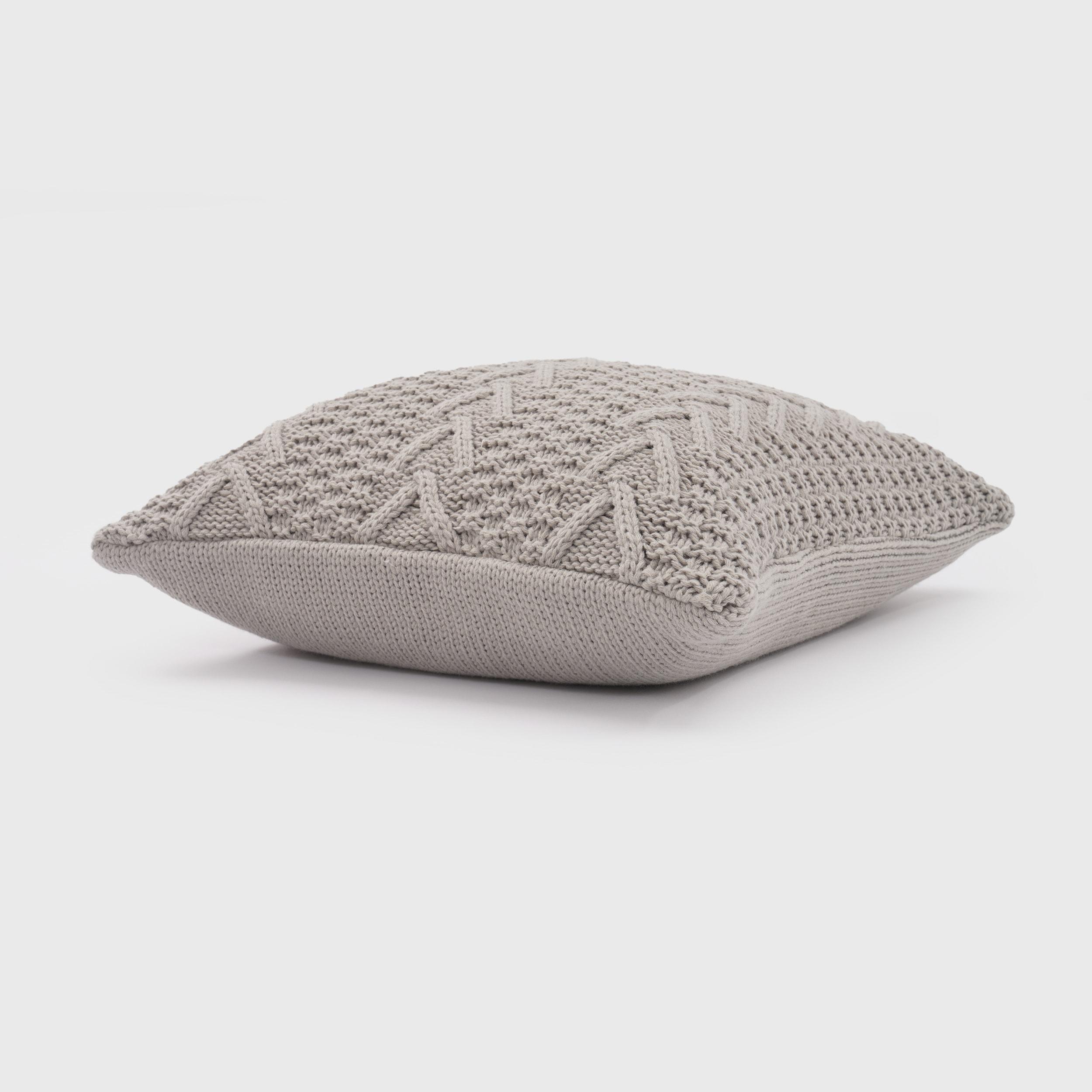 EverGrace Ratree Chunky Reversible Throw Pillow