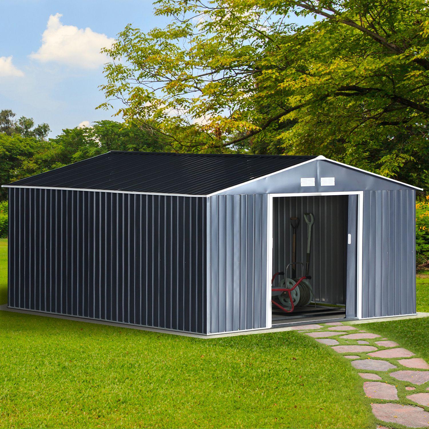 Outsunny Metal Storage Shed