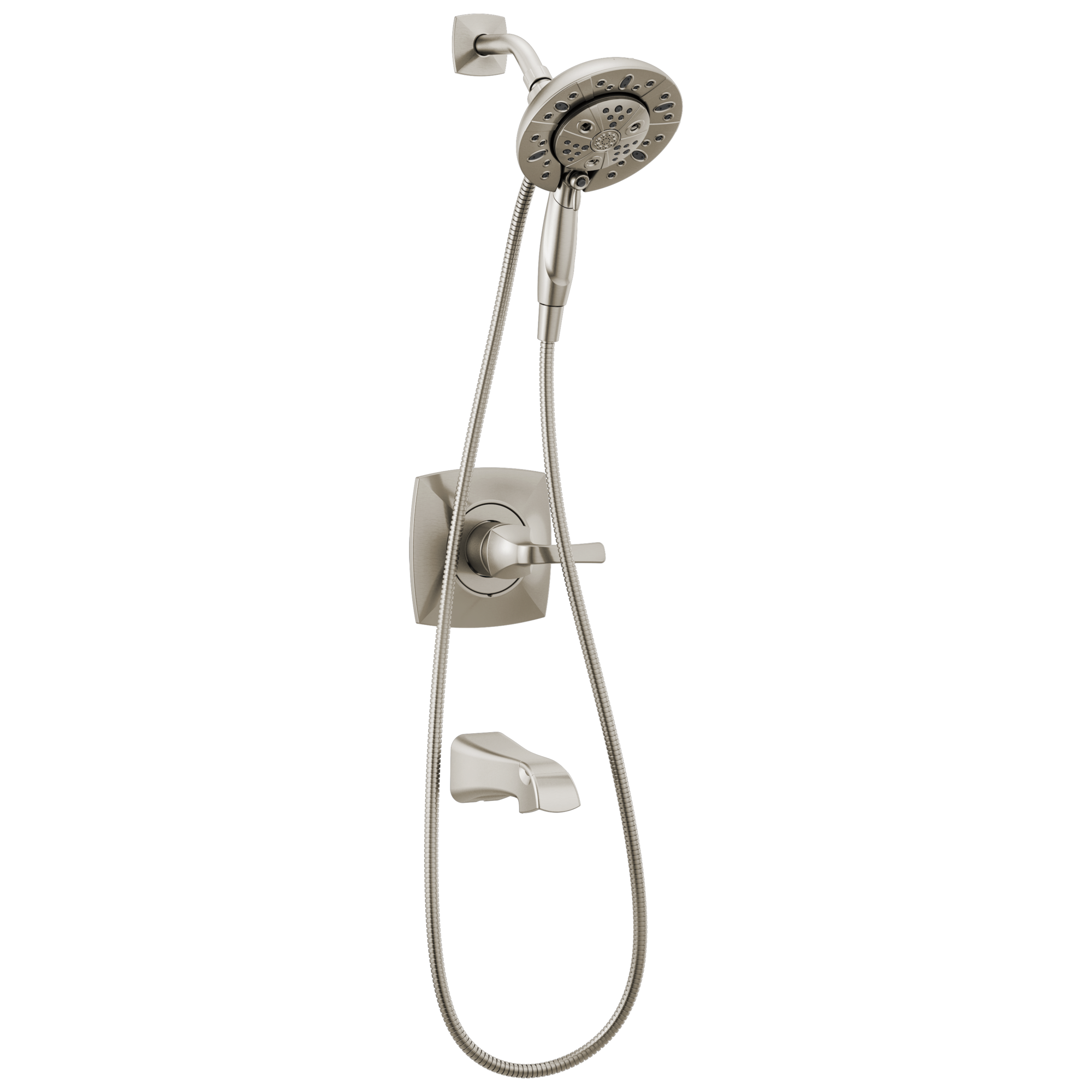 Vesna Single-Function Tub Shower Faucet Set, Shower Trim Kit with In2ition Shower Head and Valve