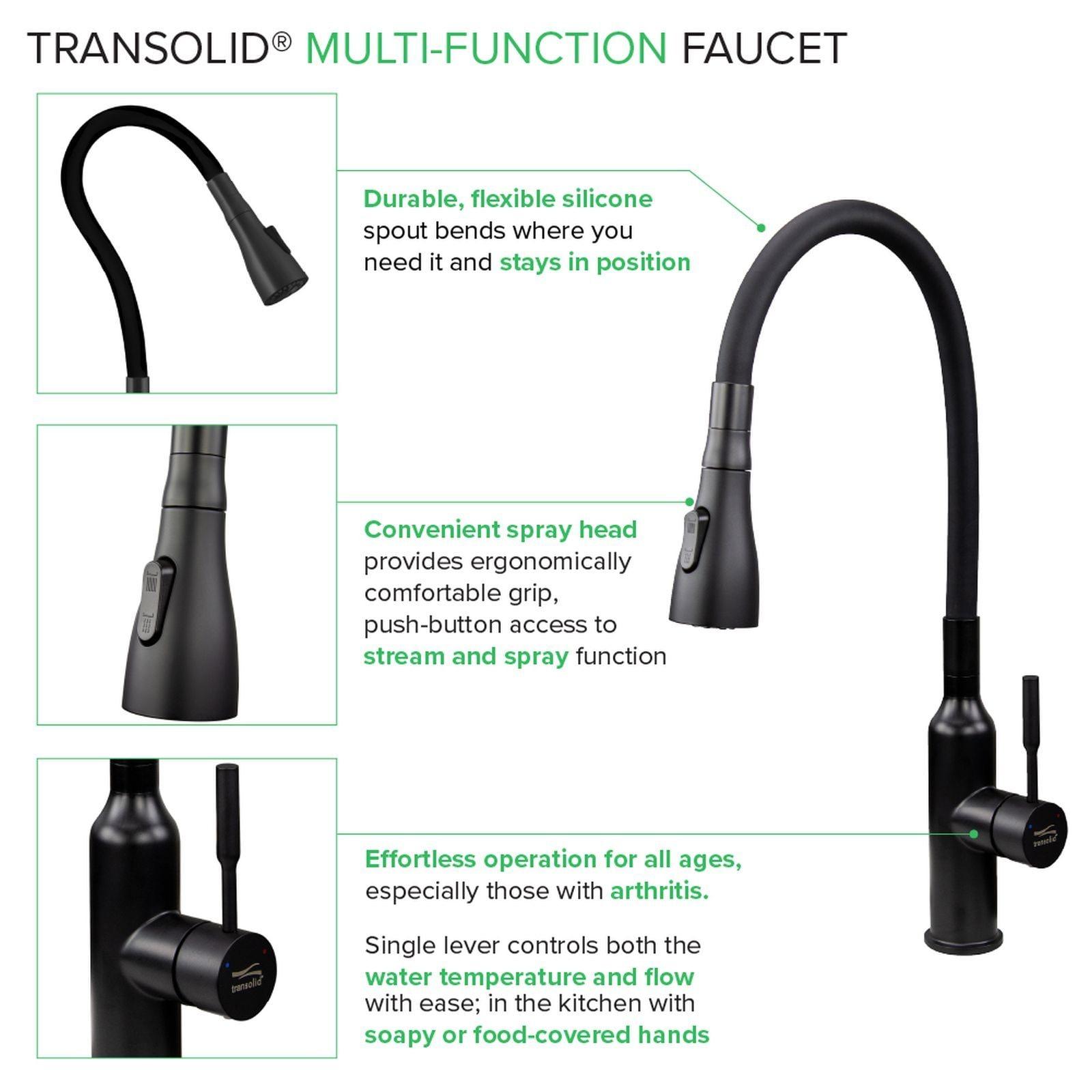 Flexible Multi-Function Faucet Single-Hole Laundry Faucet