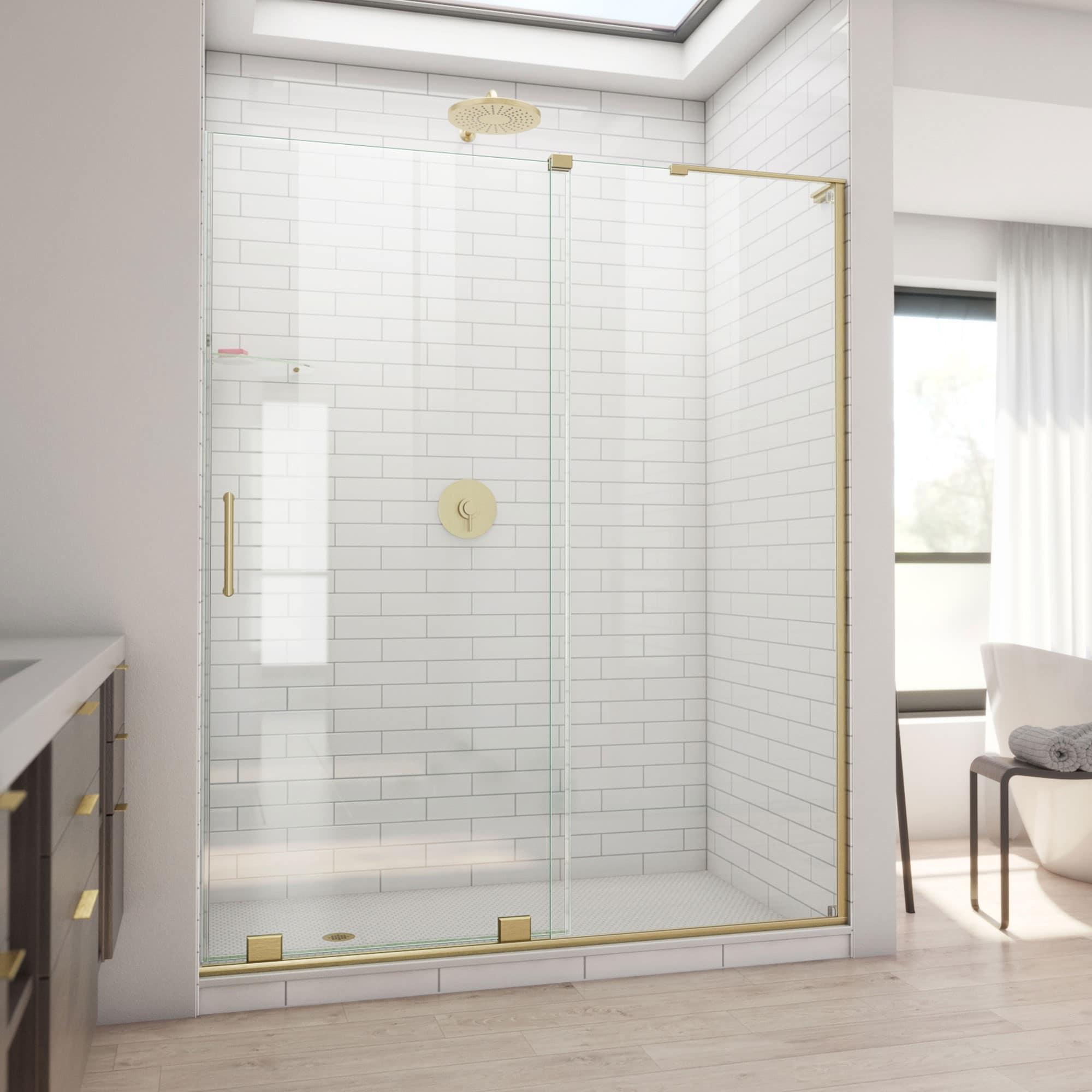 DreamLine Mirage-X 55 - 59 inch W x 71 inch H Frameless Sliding Shower Door