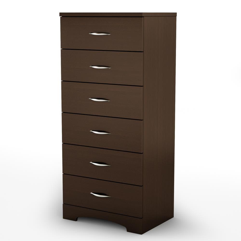South Shore Step One, Contemporary Chest, Brown