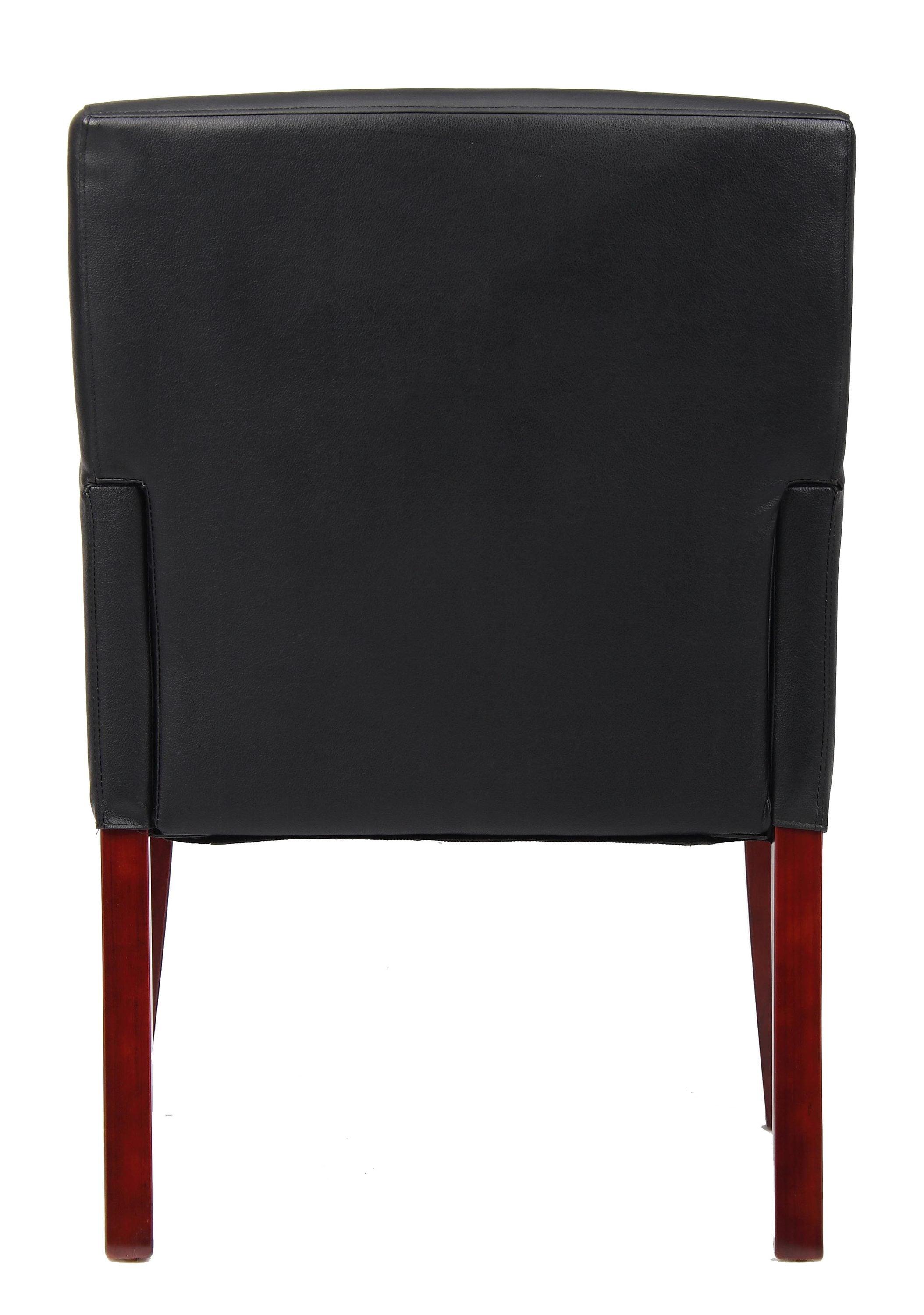 Boss Office Products Black Reception Waiting Room Chair