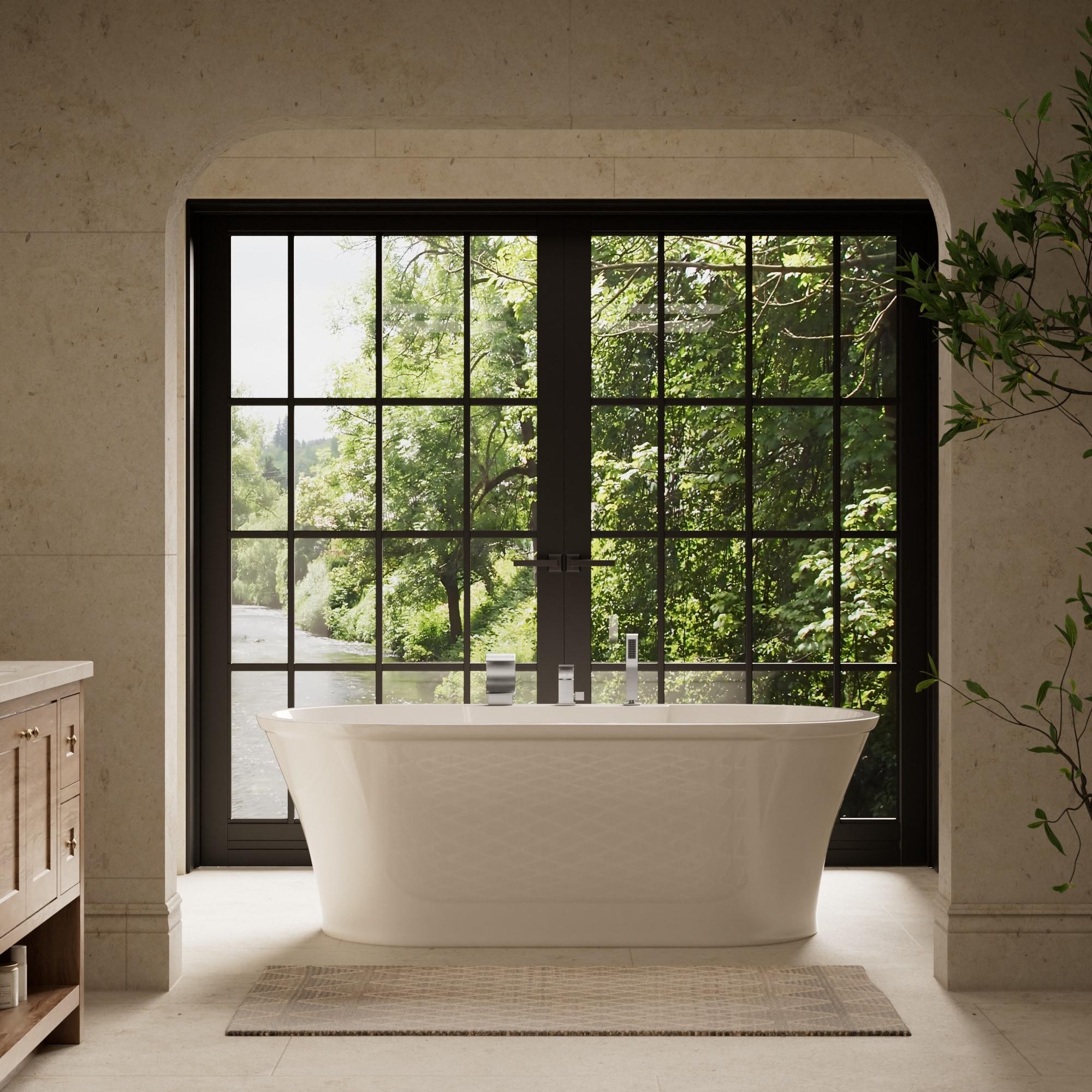 GRANDJOY Complete Shower System, 10" and 6" Dual Wall Mount Rain Shower Faucets with Handheld Shower Spray, High Pressure in Matte Black