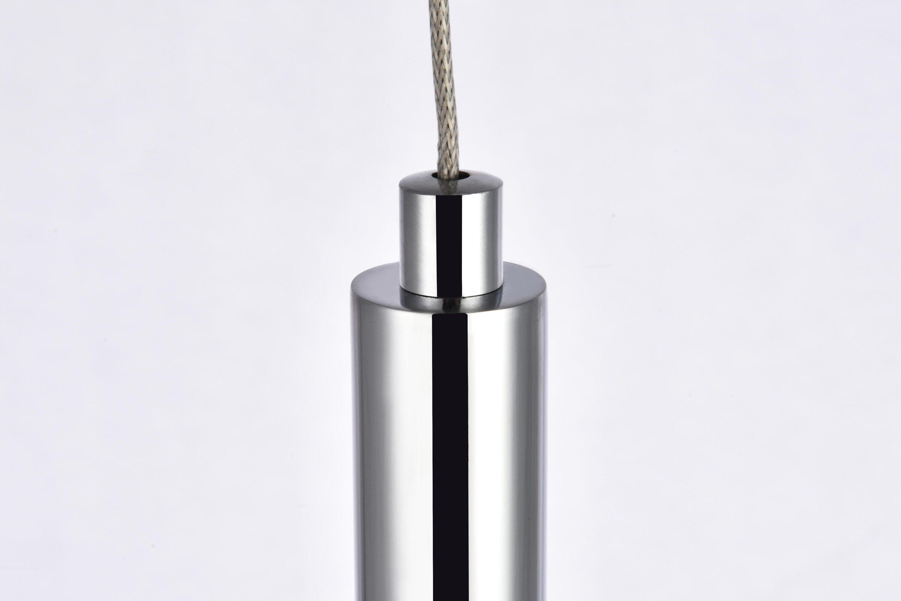 Elegant Lighting Ruelle 3 lights Chrome Pendant