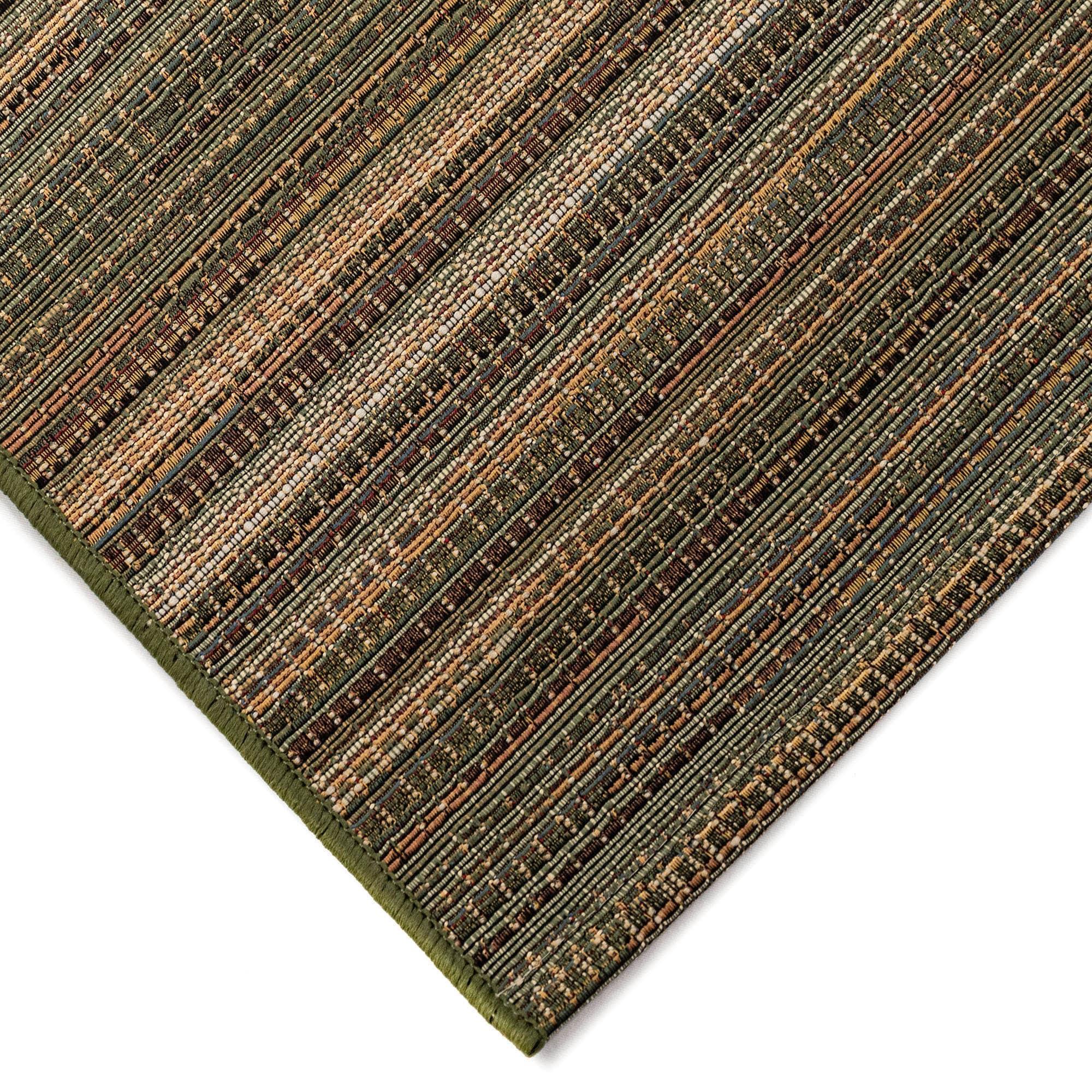Liora Manne Marina Stripes Indoor/Outdoor Rug Green 1'11" x 7'6"