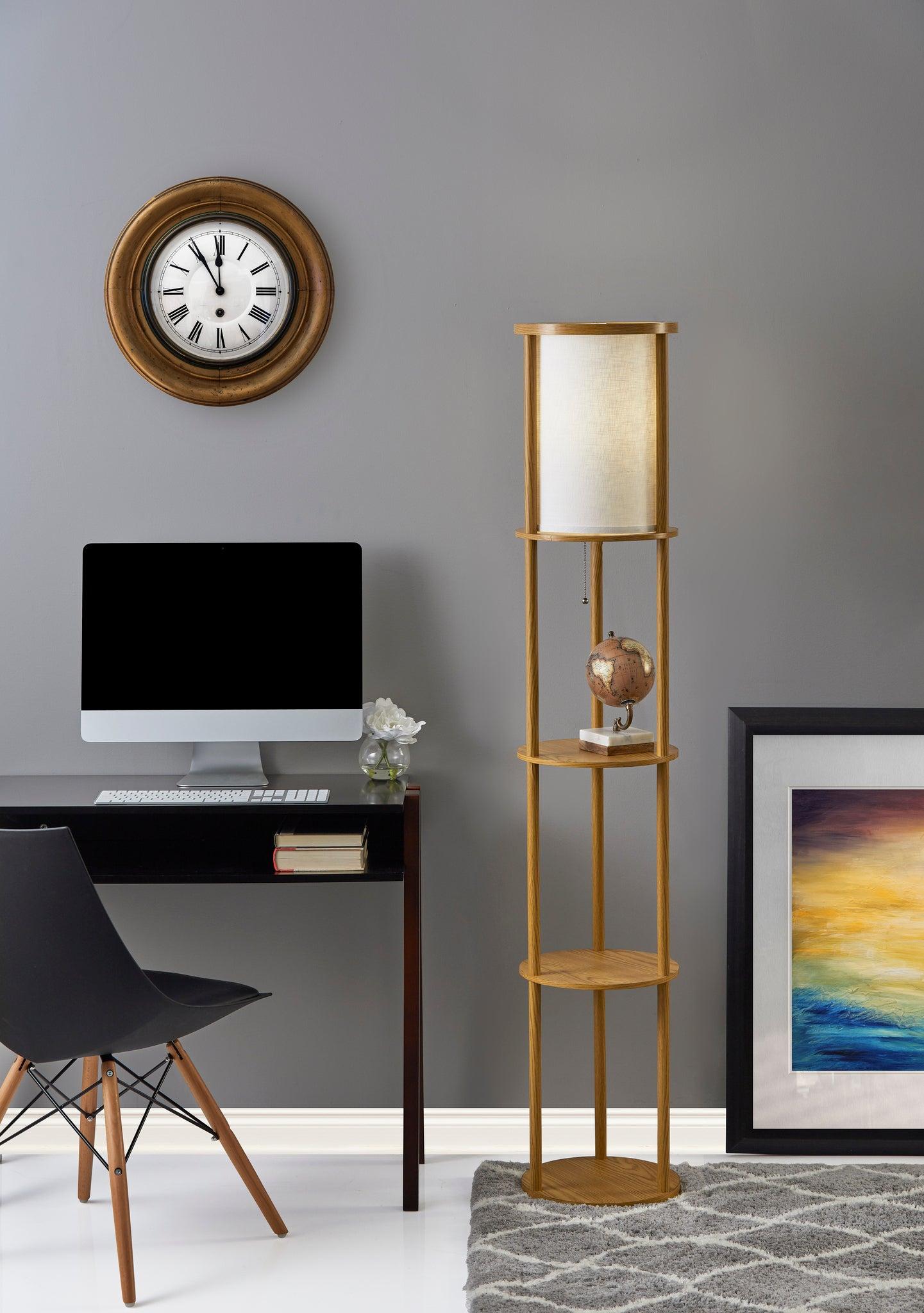 Stewart Shelf Floor Lamp