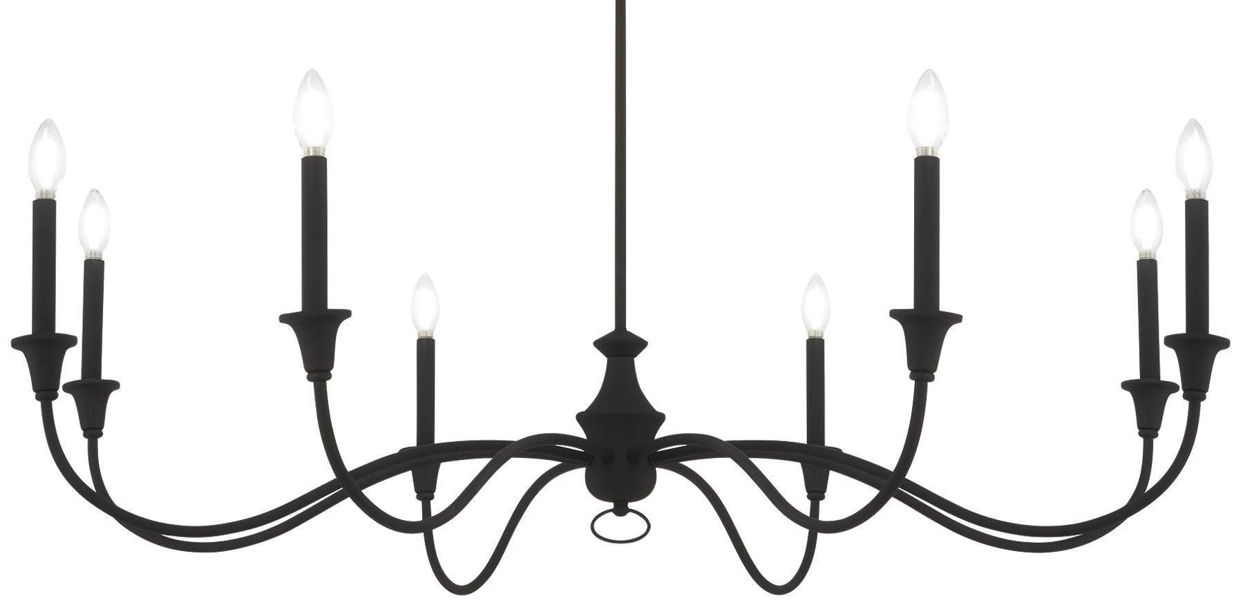8 Light Chandelier-31.25 Inches Tall And 48 Inches Wide     -Traditional Installation Minka Lavery 6258-076