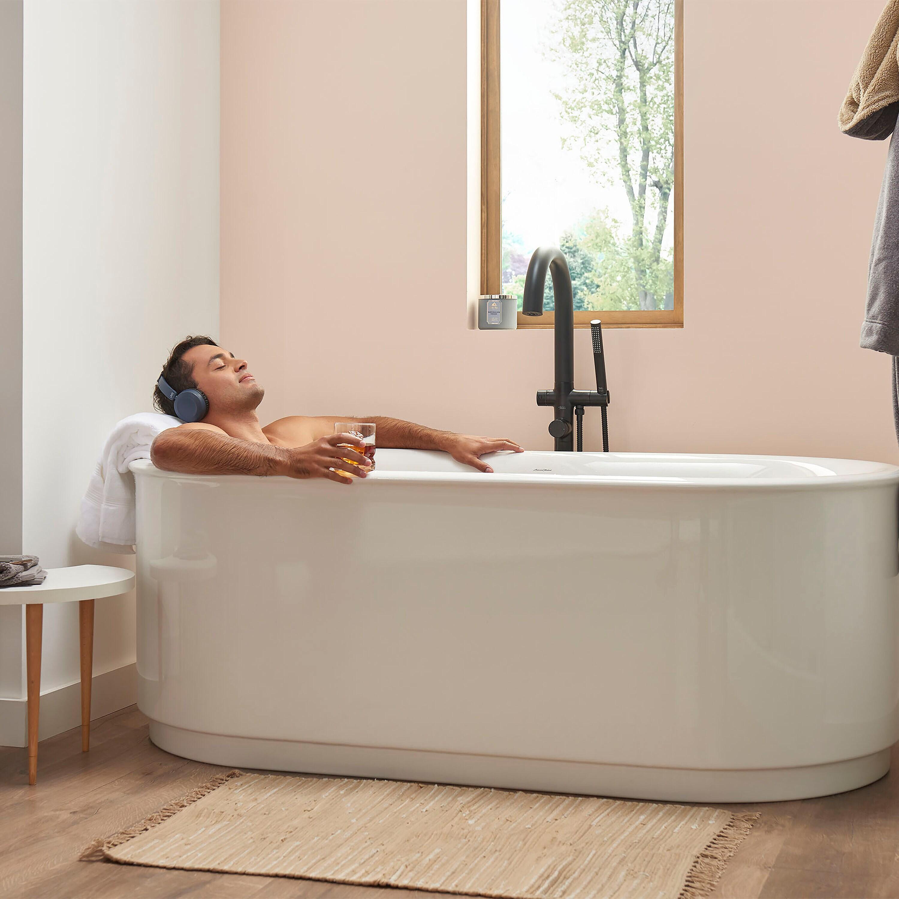 1 Handle Floor Tub Filler with Diverter