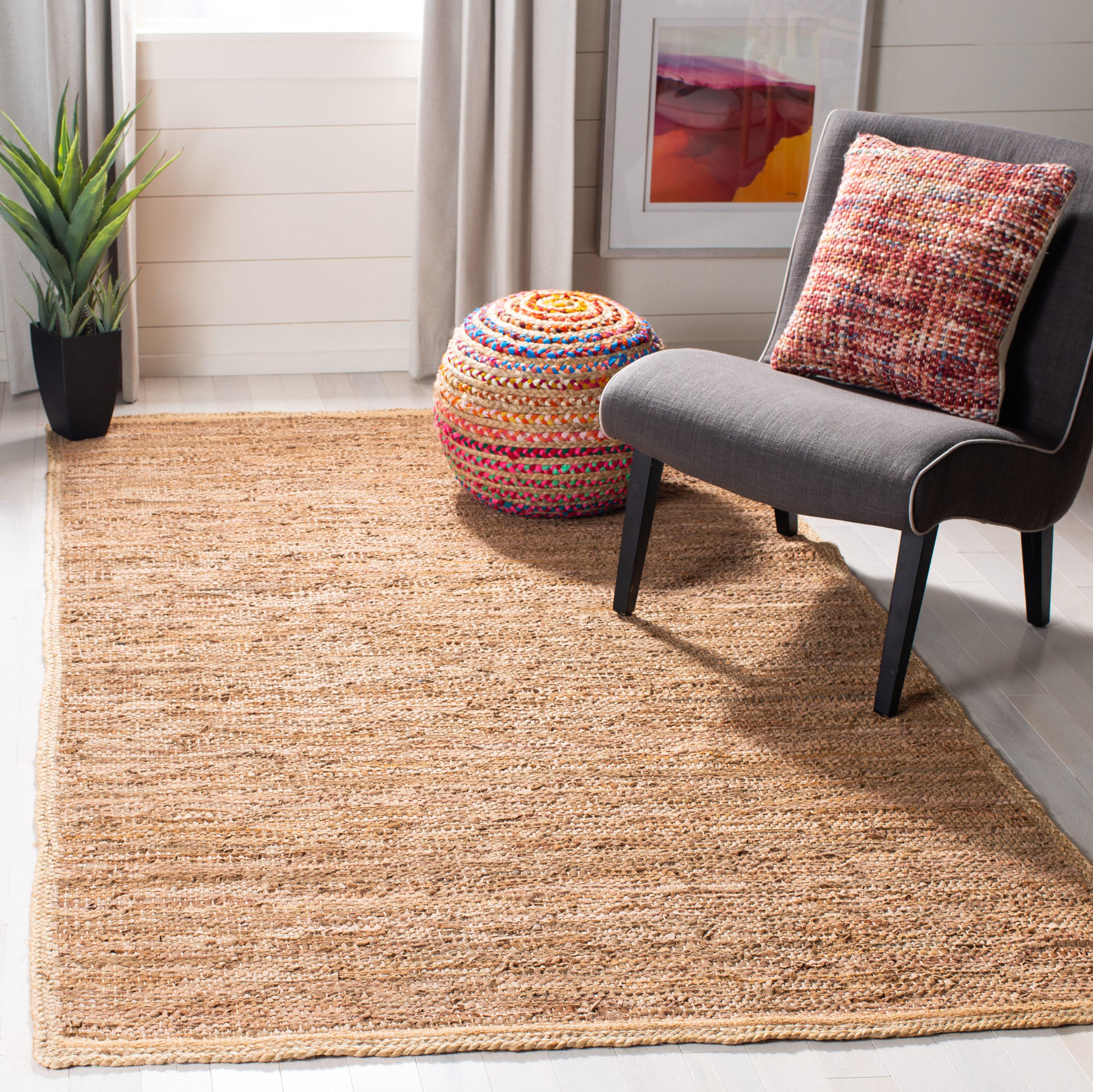 Cape Cod CAP901 Woven Indoor Area Rug - Camel/Natural - 5'x8' - Safavieh
