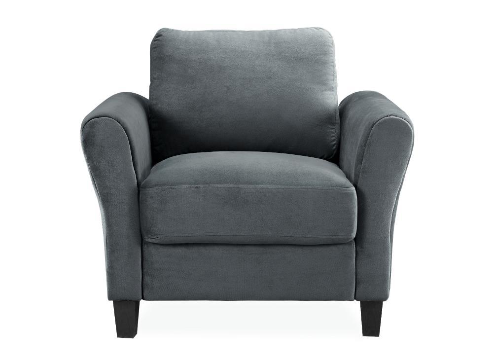 Lifestyle Solutions Alexa Club Chair, Gray Fabric