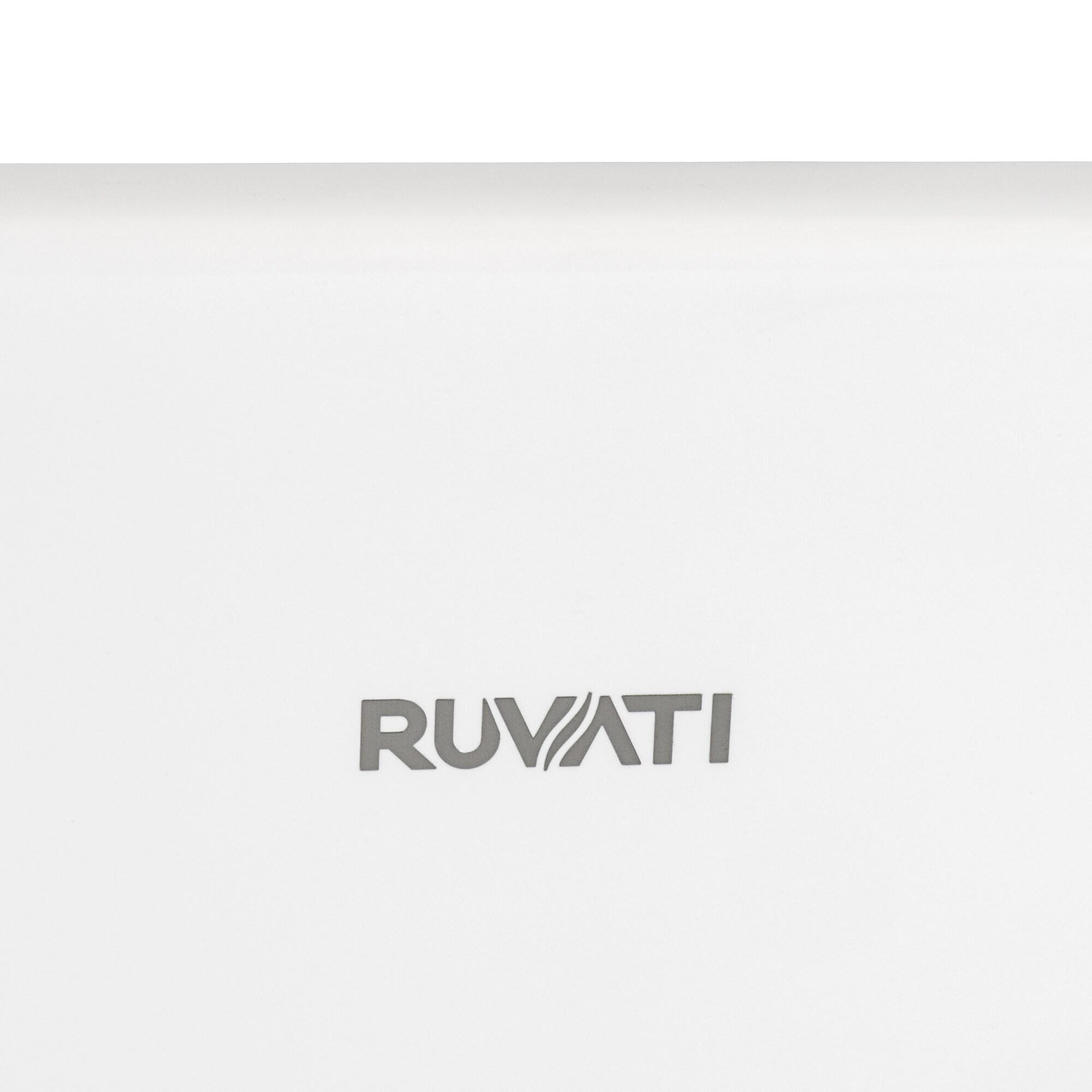 Ruvati Ruvati 30-inch Fireclay Modern Farmhouse Kitchen Sink Single Bowl RVL4018RBW
