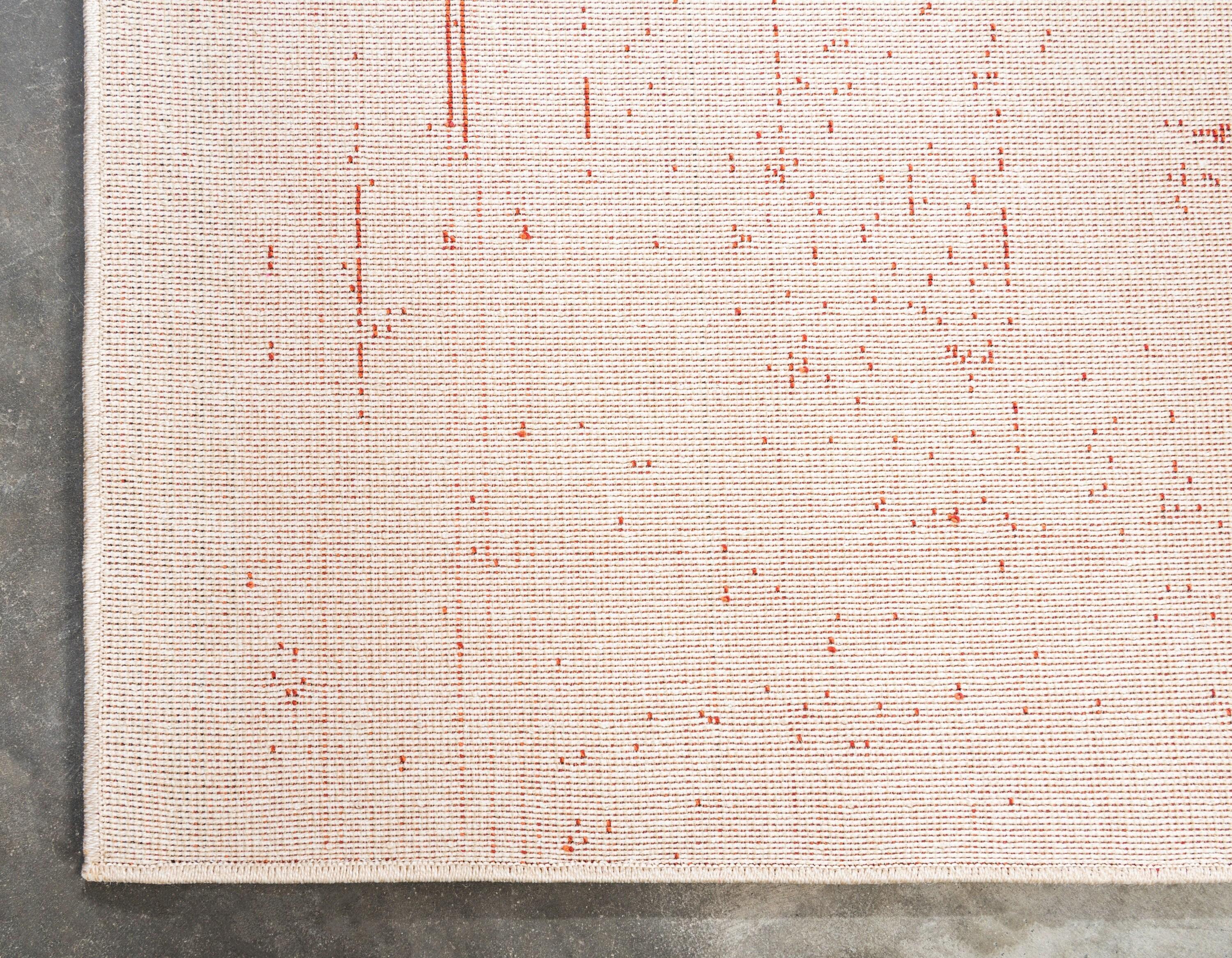 Unique Loom Del Mar Collection Area Rug - Jennifer (10' x 13' 1" Rectangle Red/Beige)