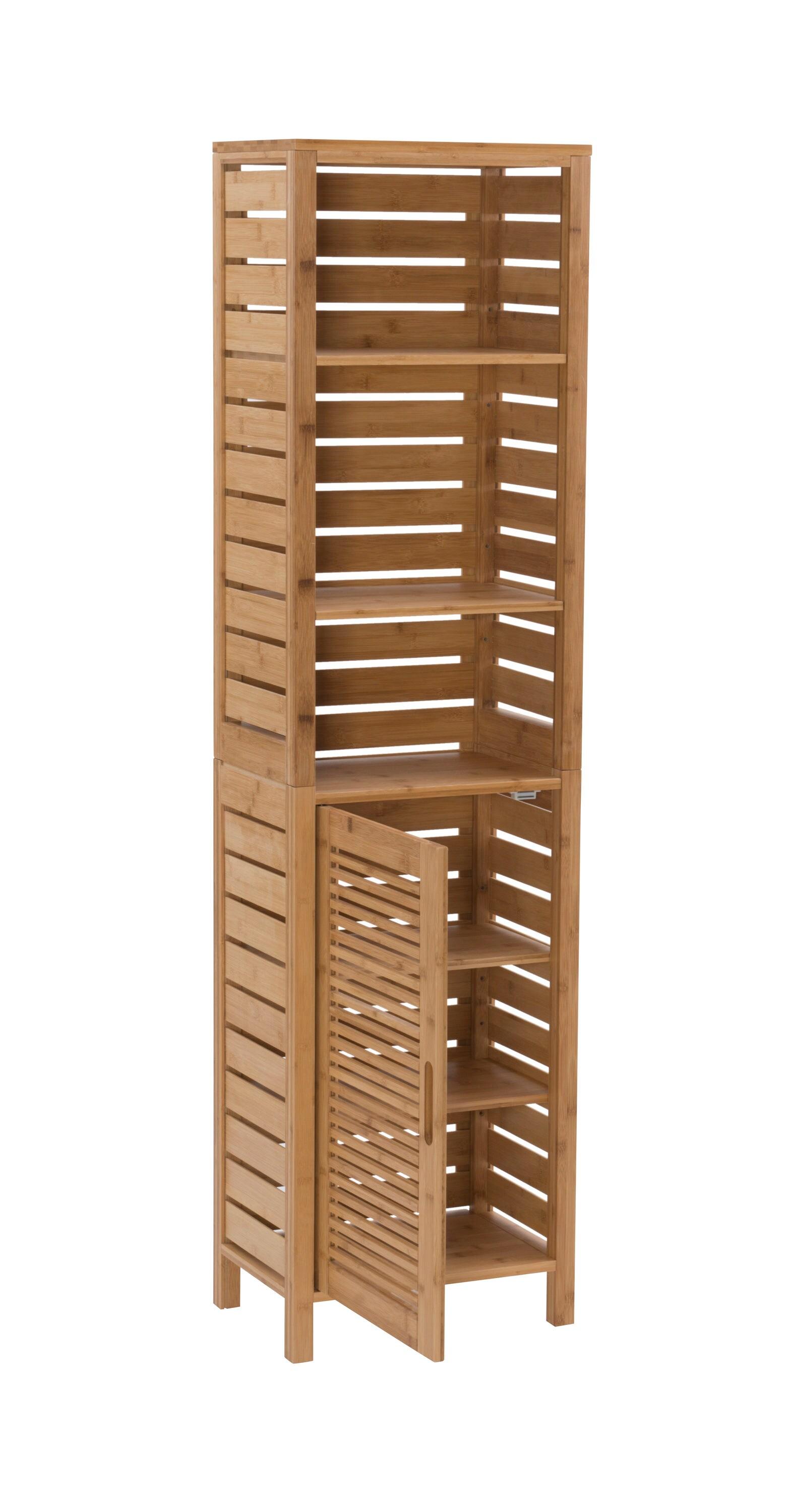 Bracken Tall Cabinet Natural - Linon