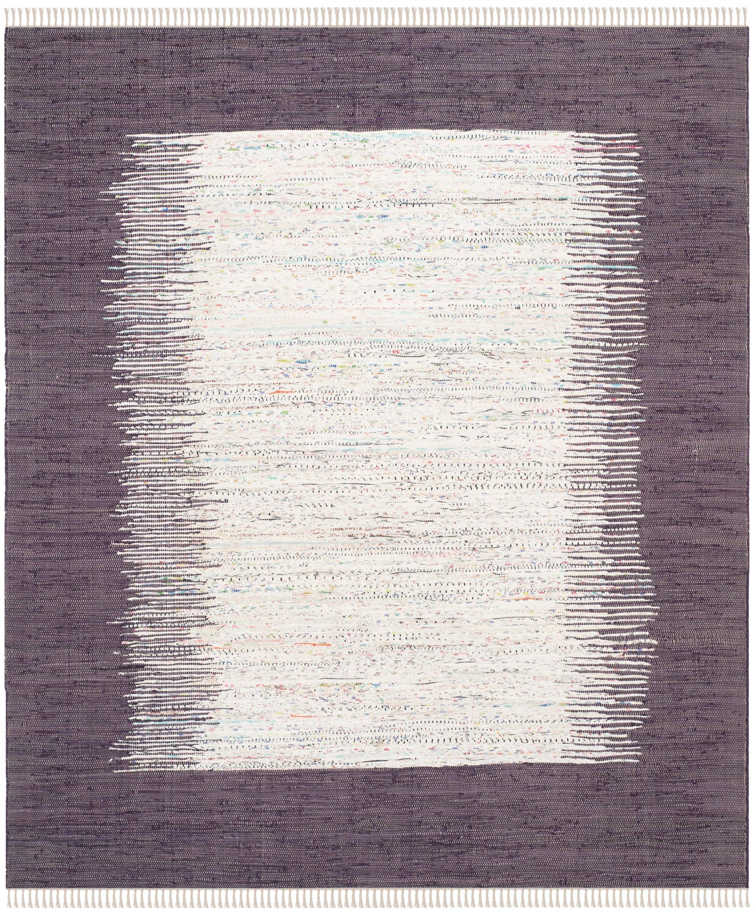 Montauk MTK711 Hand Woven Indoor Area Rug - Ivory/Purple - 6'x9' - Safavieh.