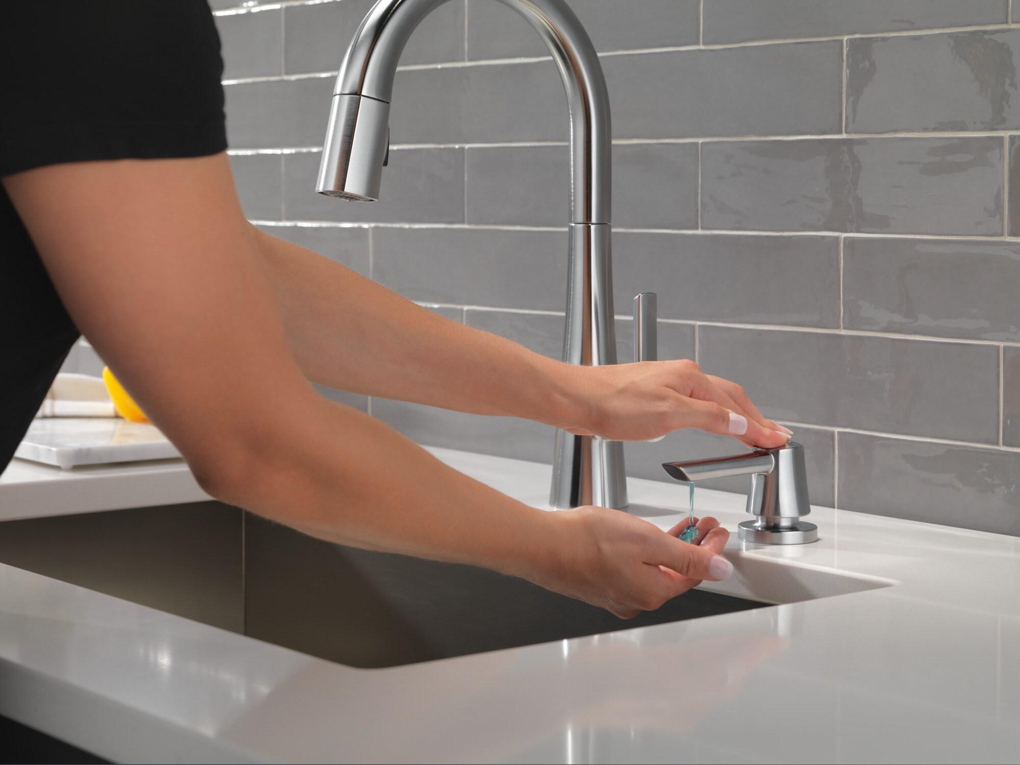 Delta Rp101850 Monrovia Deck Mounted Soap Dispenser - Lumicoat Arctic Stainless