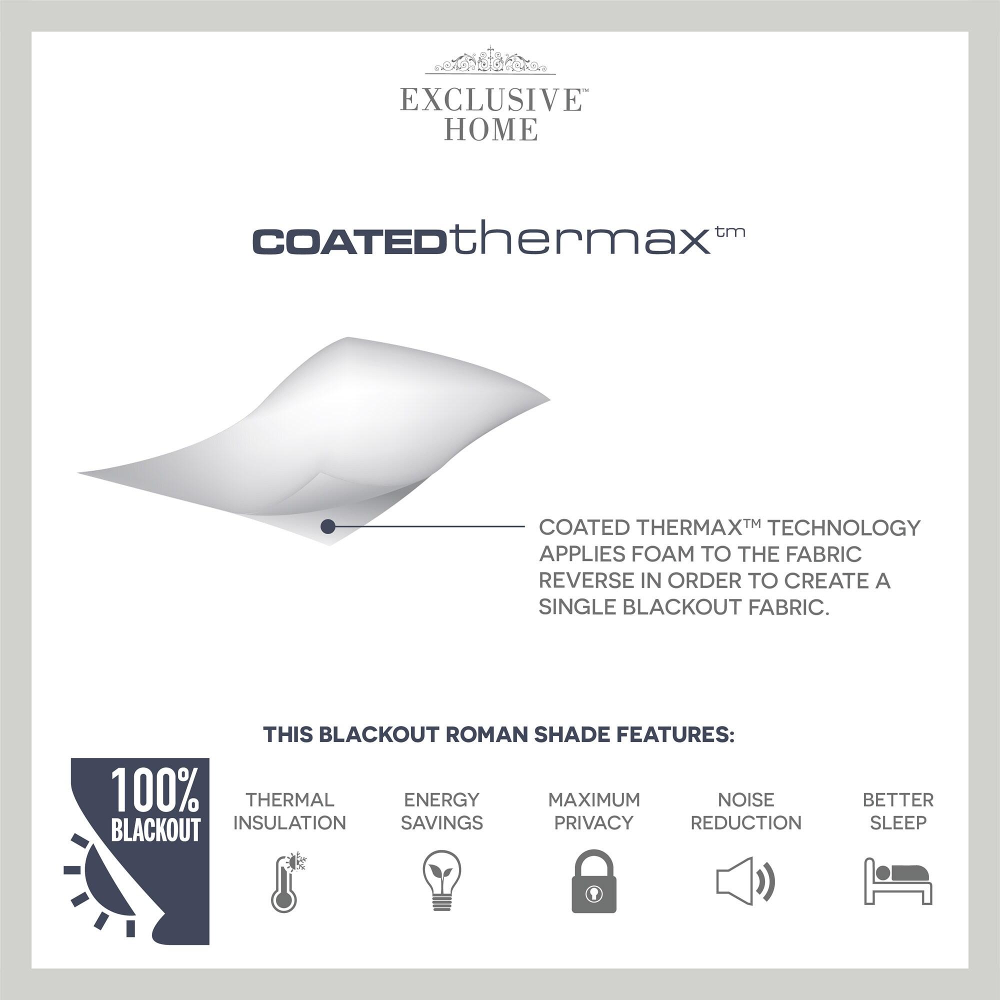 Amalgamated Textiles Exclusive Home Prague Trellis 100% Blackout Roman Shade