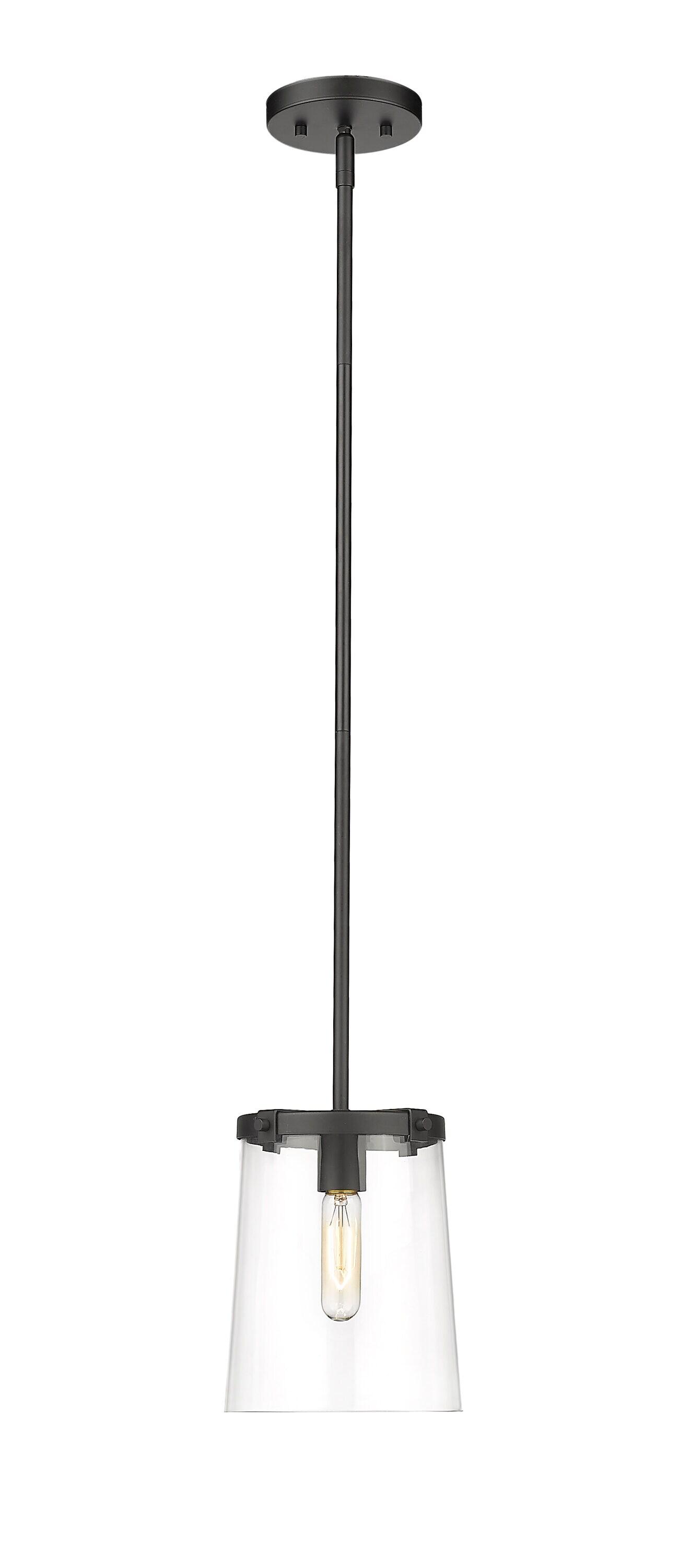 Z-Lite Callista 1 - Light Pendant in  Matte Black