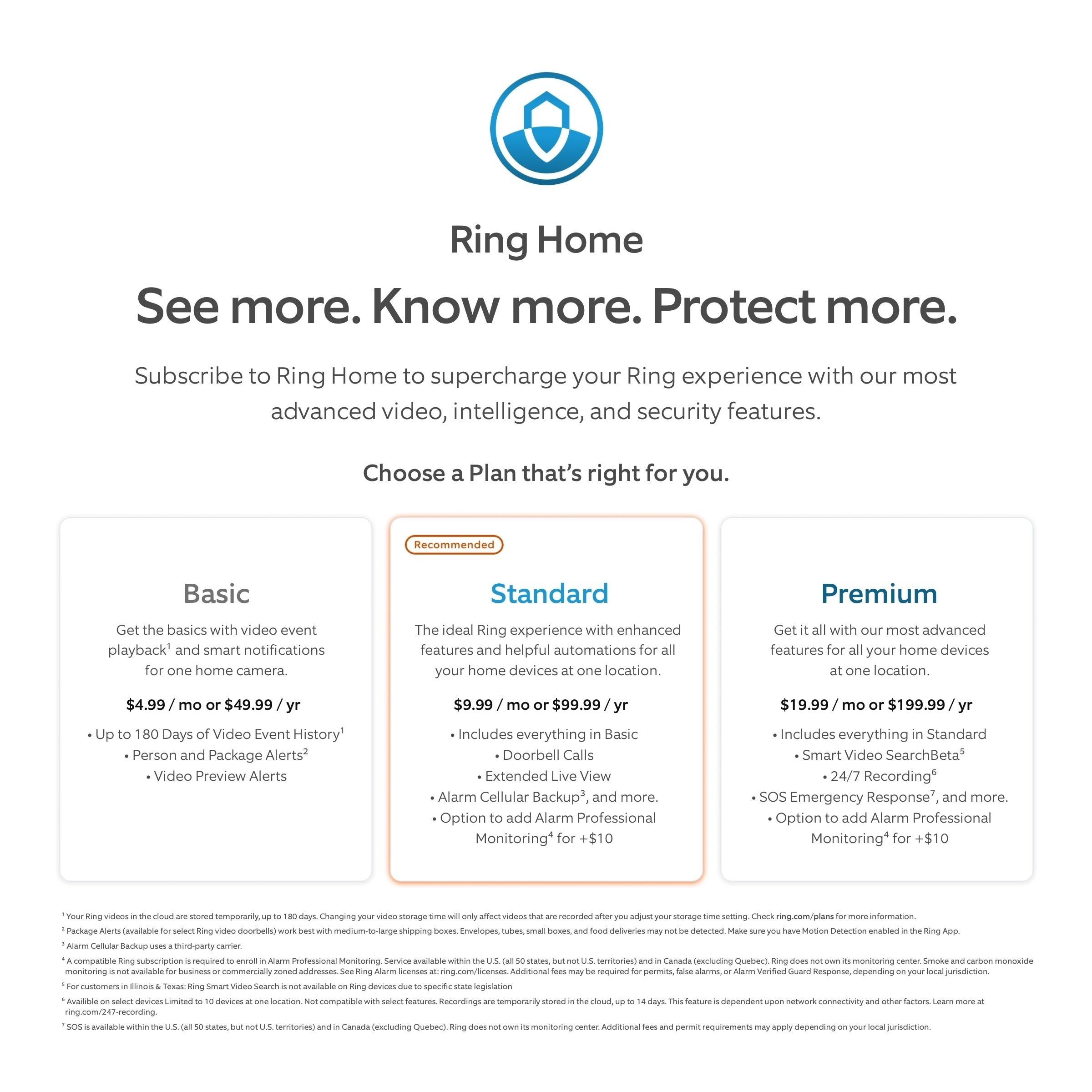 Ring Floodlight Cam Wired Plus Security Camera - Black: Wi-Fi, Motion Detection