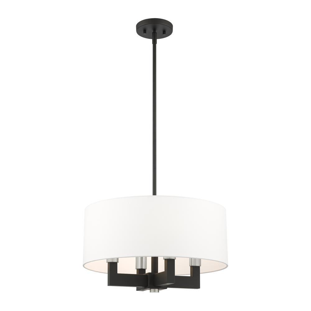 Livex Lighting Cresthaven 4 - Light Chandelier in  Black